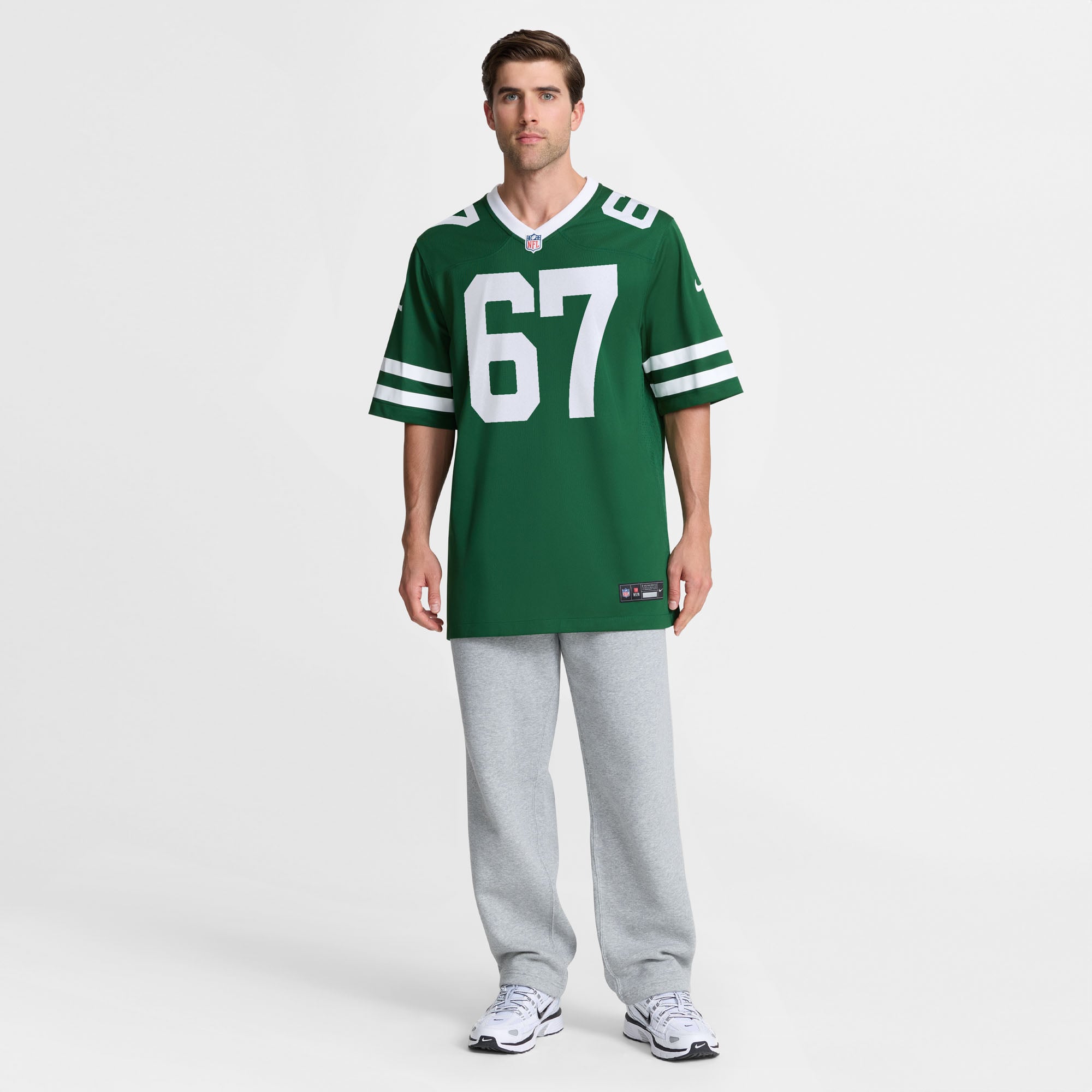 Maillot de match Nike Jordan Meredith Legacy vert pour homme, New York Jets
