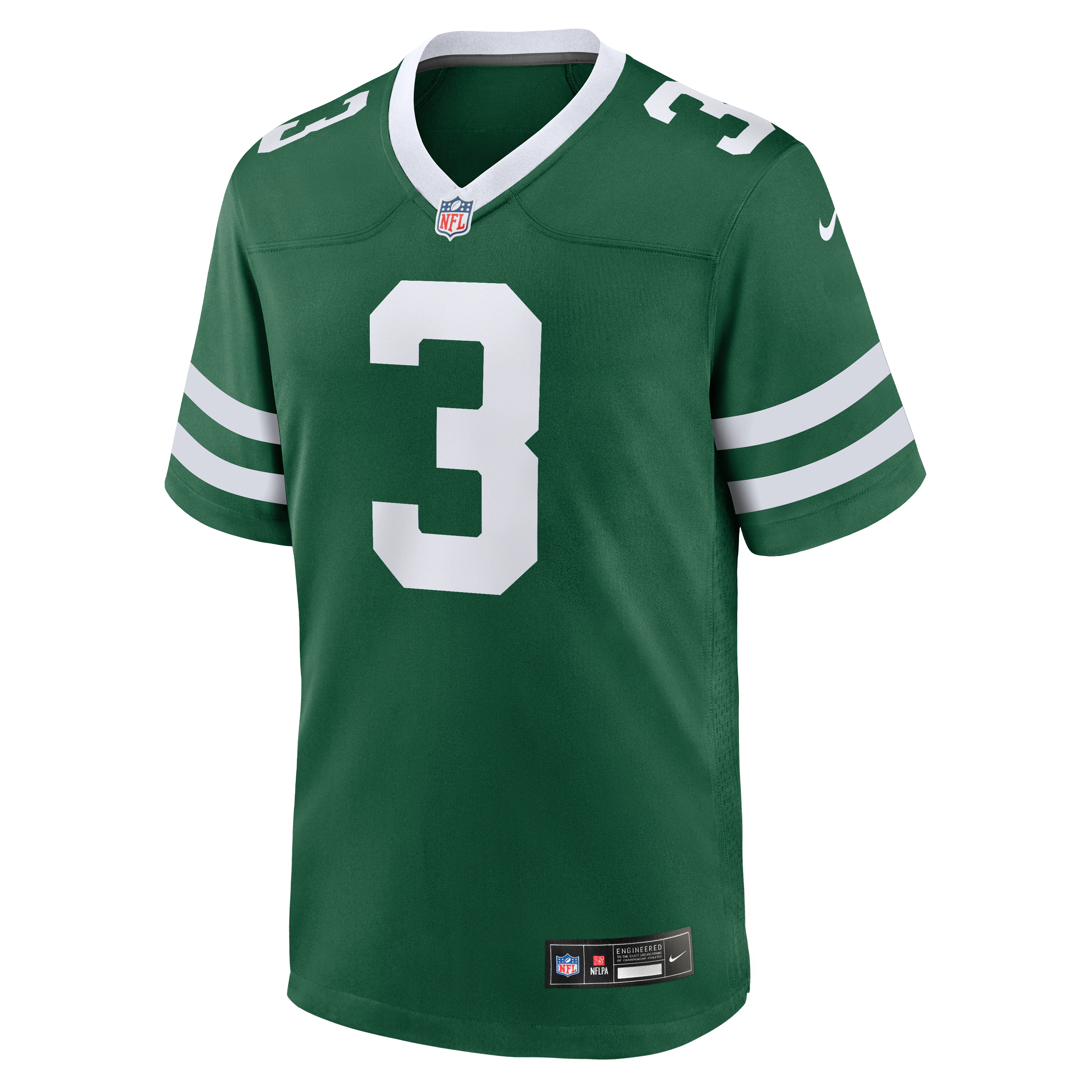 Maillot de match Nike Kene Nwangwu Legacy Green pour homme, New York Jets