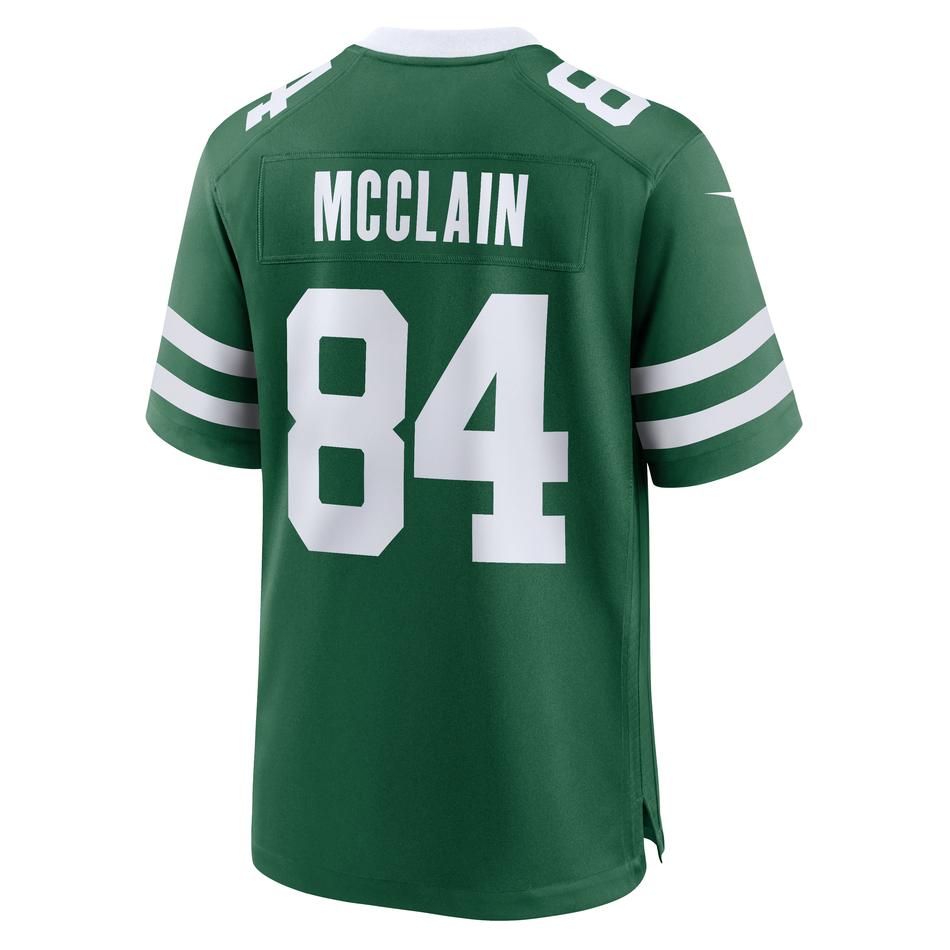 Maillot de match Nike Malik McClain Legacy Green des New York Jets pour homme