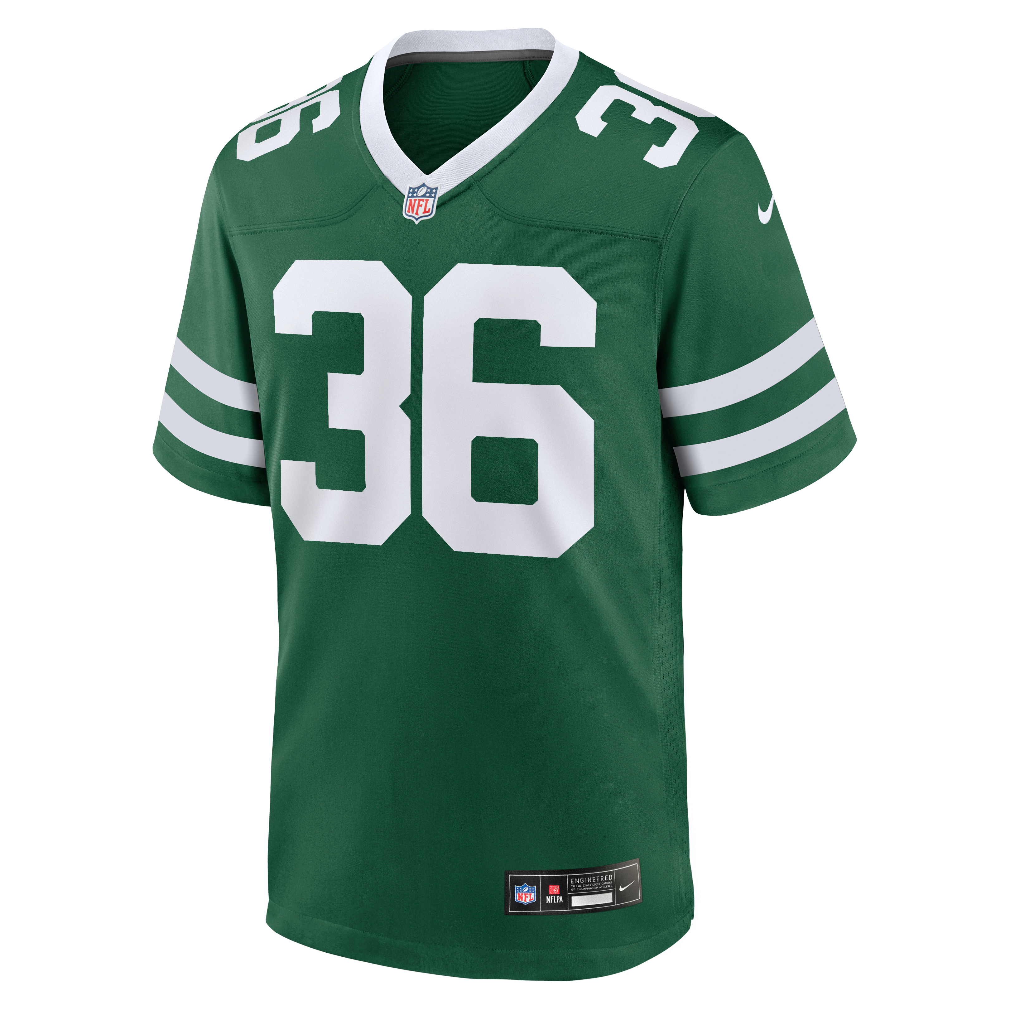 Maillot de match Nike Nate Lynn Legacy vert des New York Jets pour homme