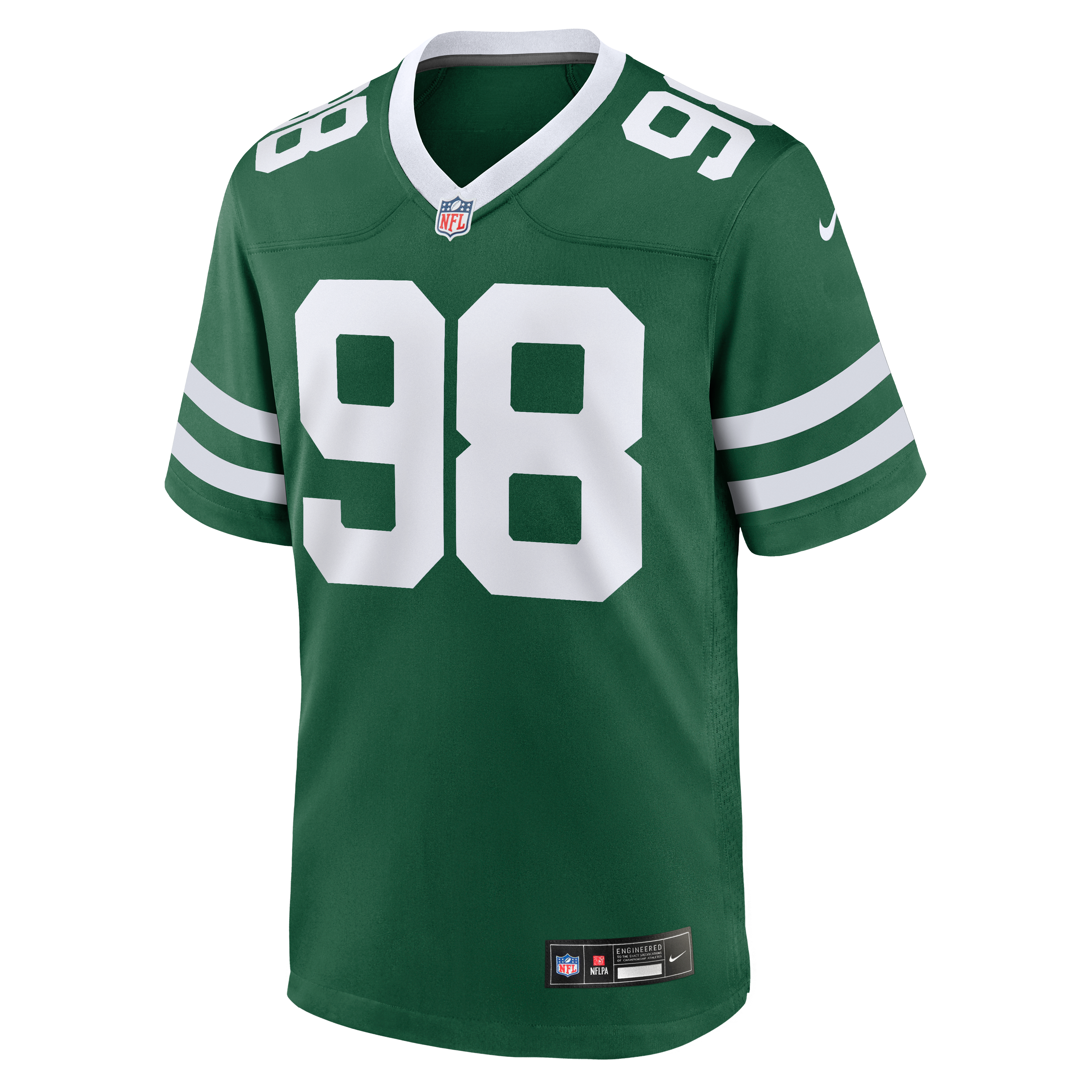 Maillot de match Nike Payton Page Legacy Green New York Jets pour homme