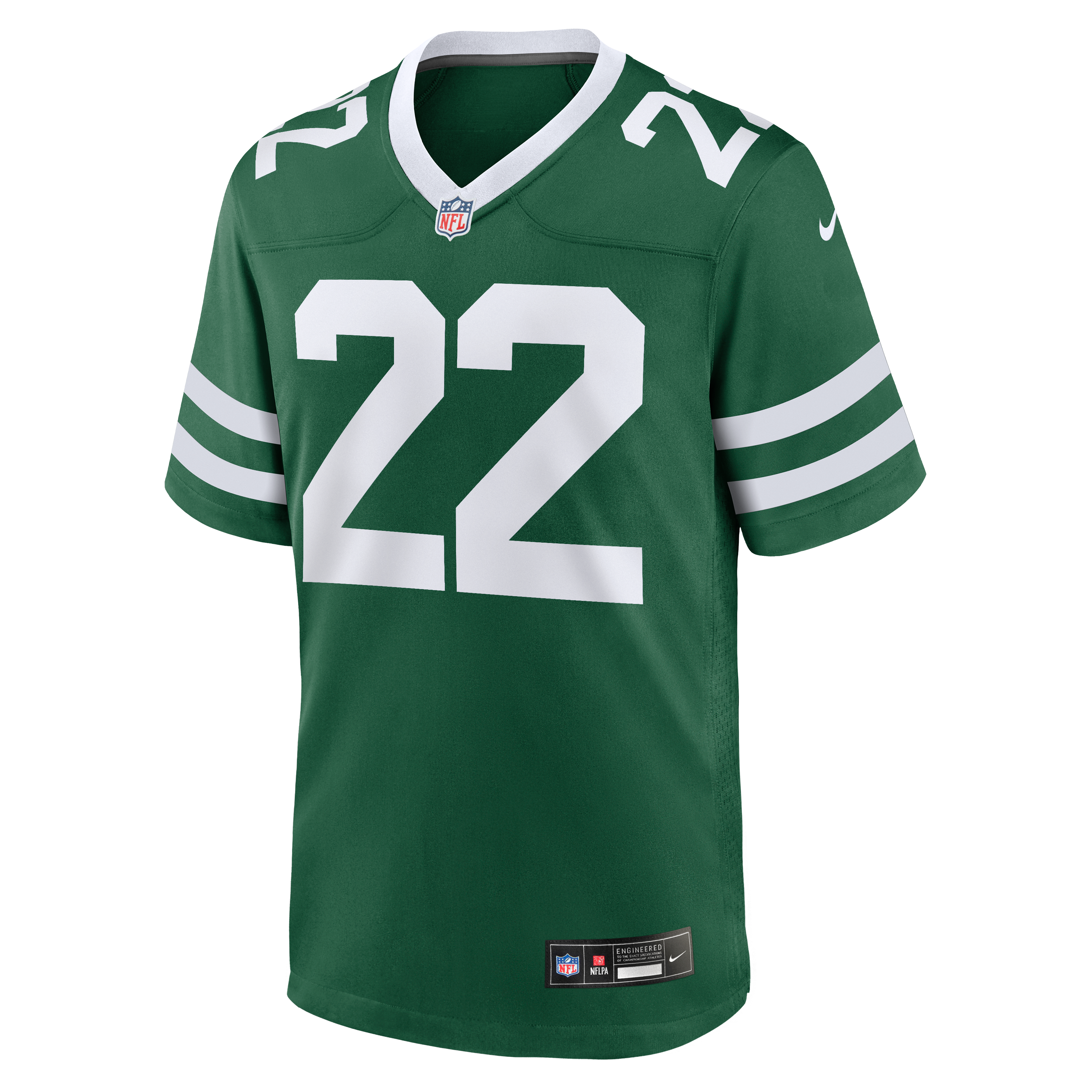 Men's Nike Samuel Womack III Legacy Green New York Jets Team Game Jersey