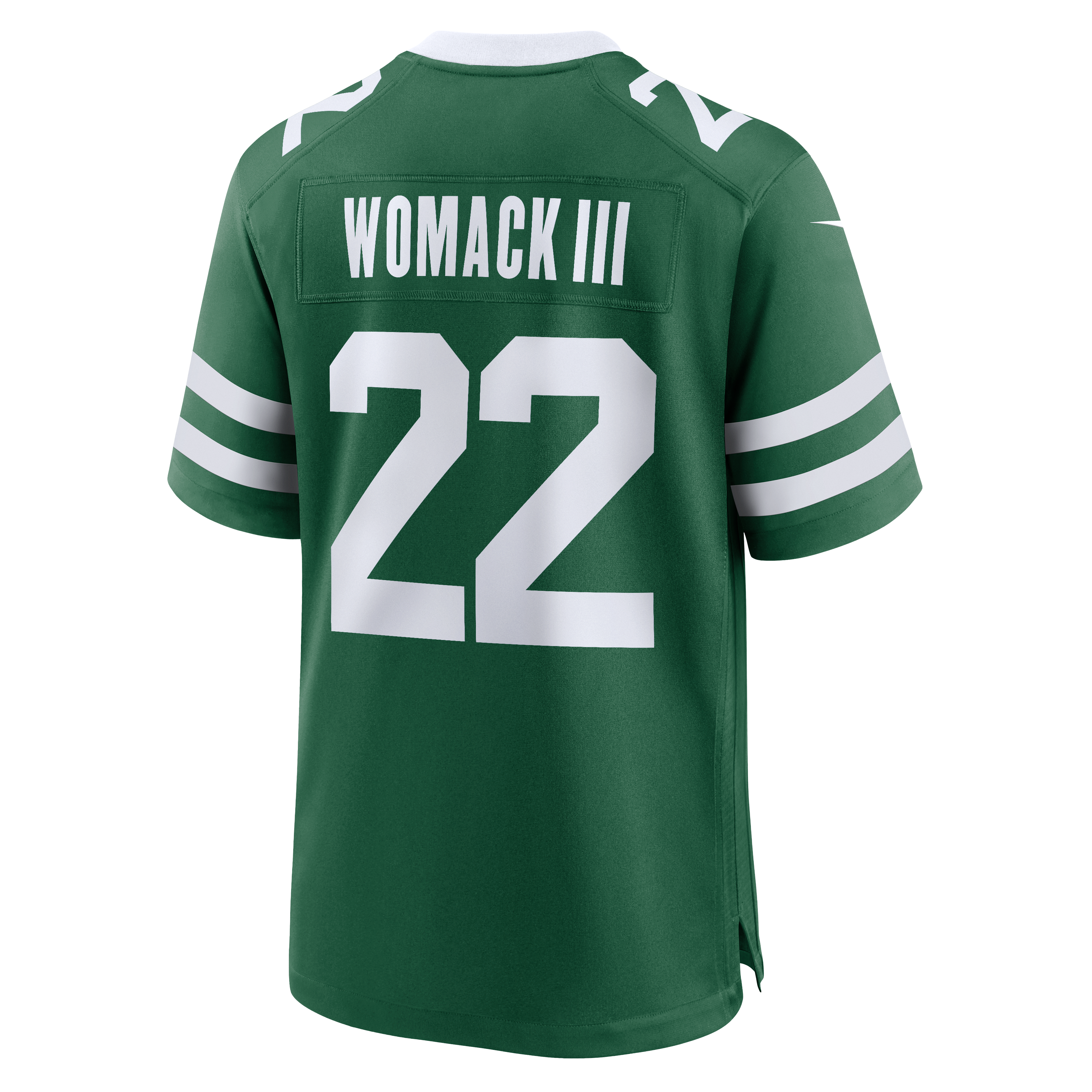 Men's Nike Samuel Womack III Legacy Green New York Jets Team Game Jersey