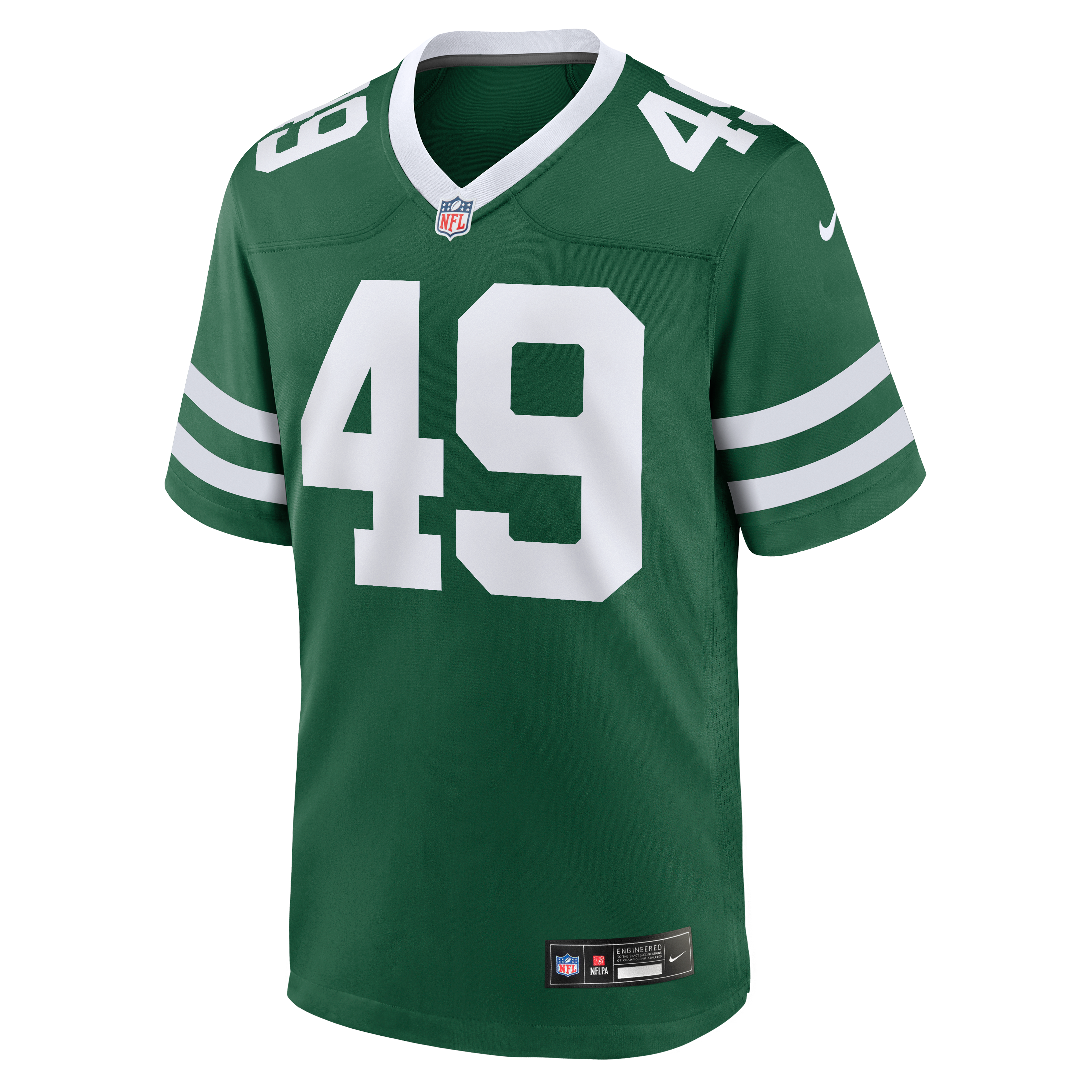 Maillot de match Nike Trevin Wallace Legacy Green des New York Jets pour homme