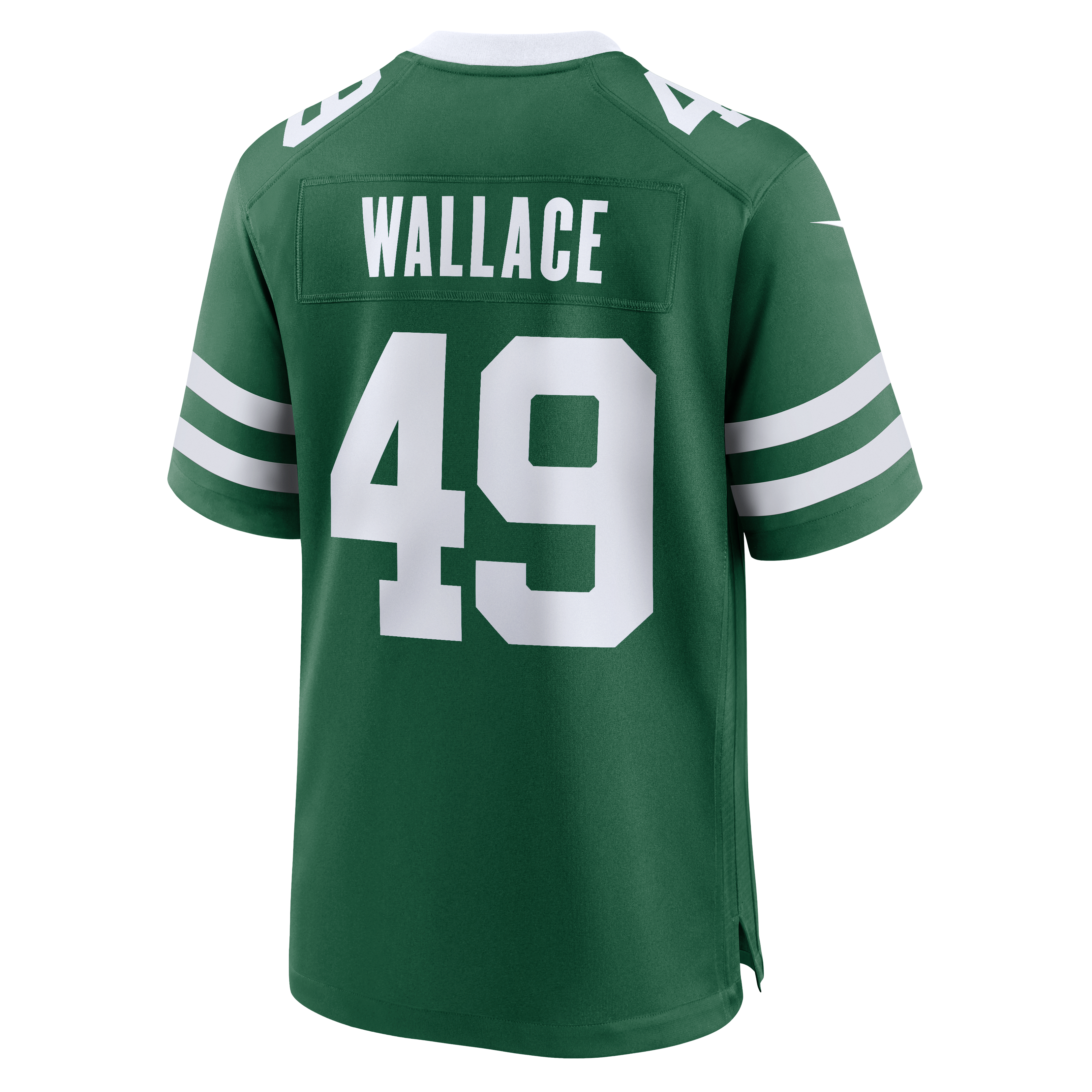 Maillot de match Nike Trevin Wallace Legacy Green des New York Jets pour homme