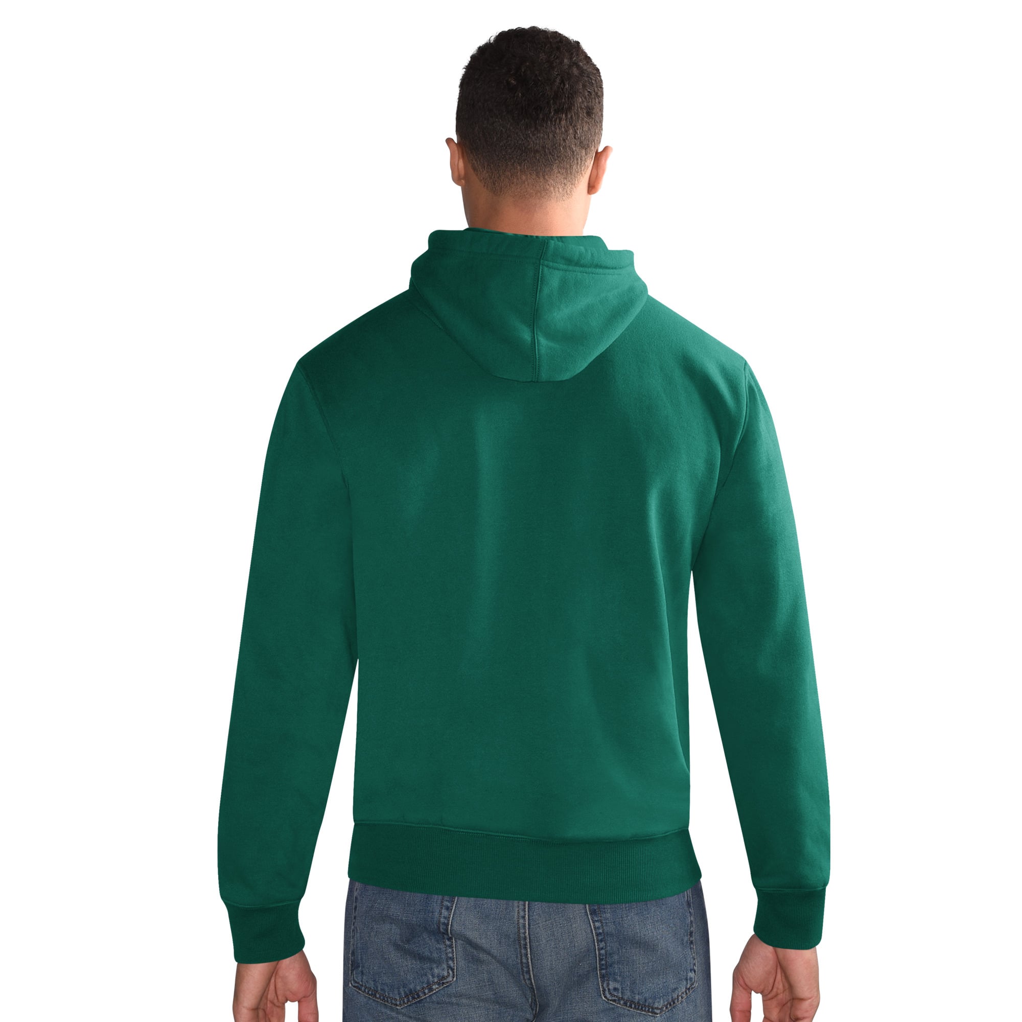 Men's Starter  Green New York Jets Hoodie and Cuffed Knit Hat Combo Pack