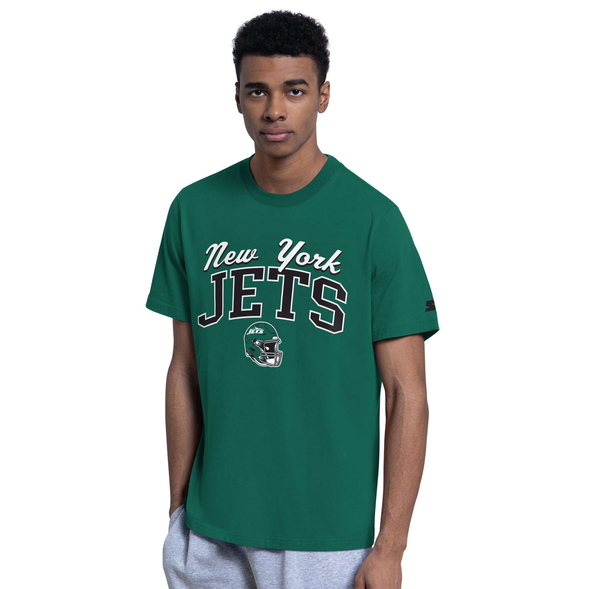Ensemble t-shirt et sweat à capuche Starter Green New York Jets pour homme