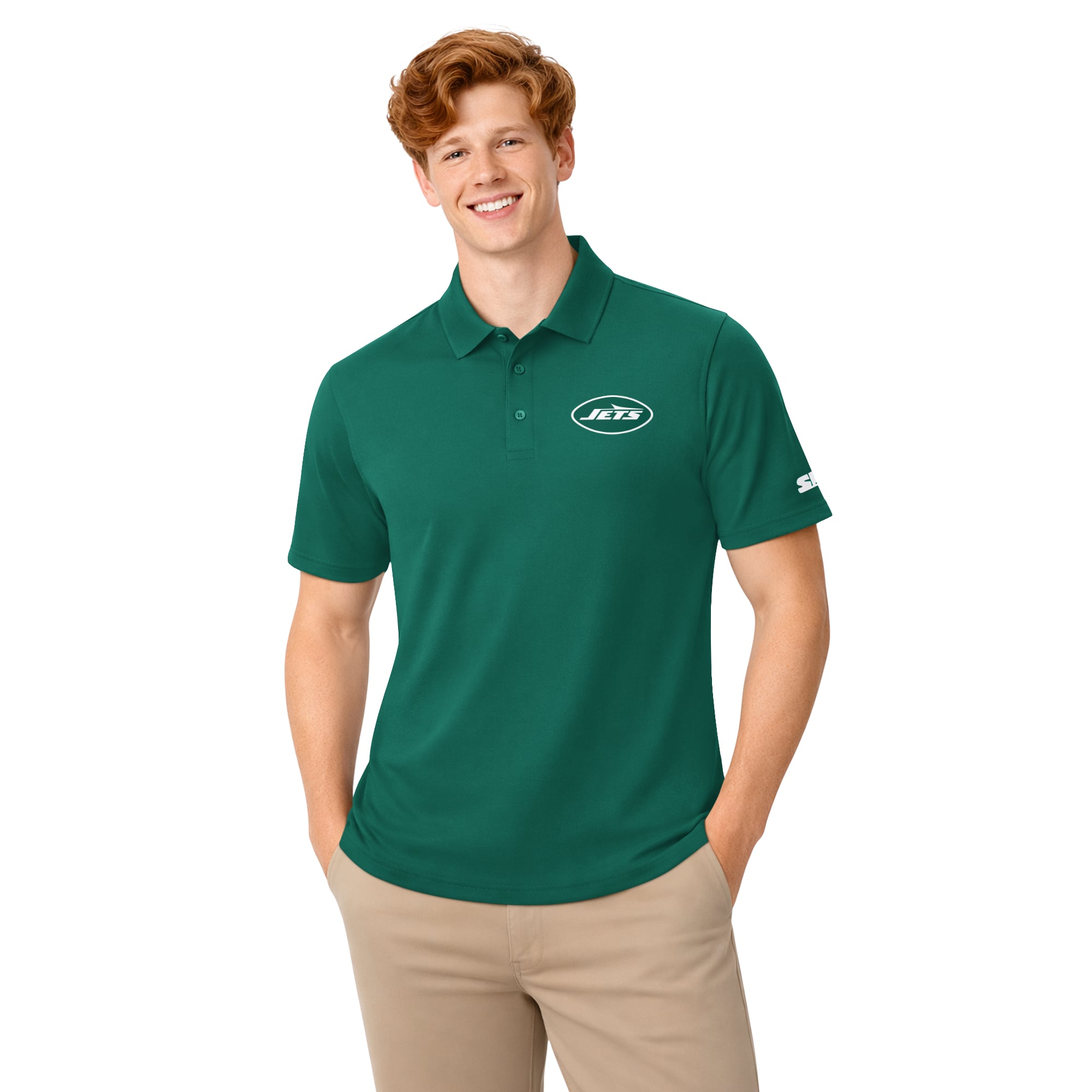 Ensemble de deux polos Starter verts et noirs à logo New York Jets pour homme
