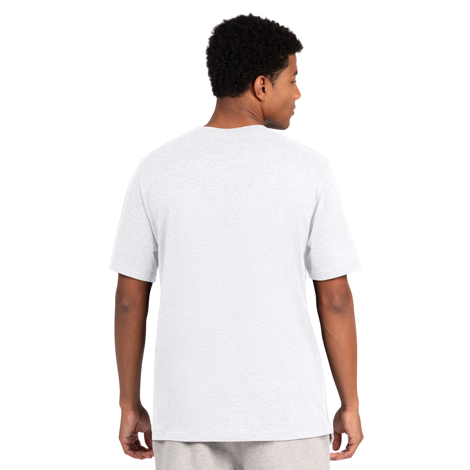 T-shirt Starter blanc pour homme, motif jet de but sur le terrain des Jets New York