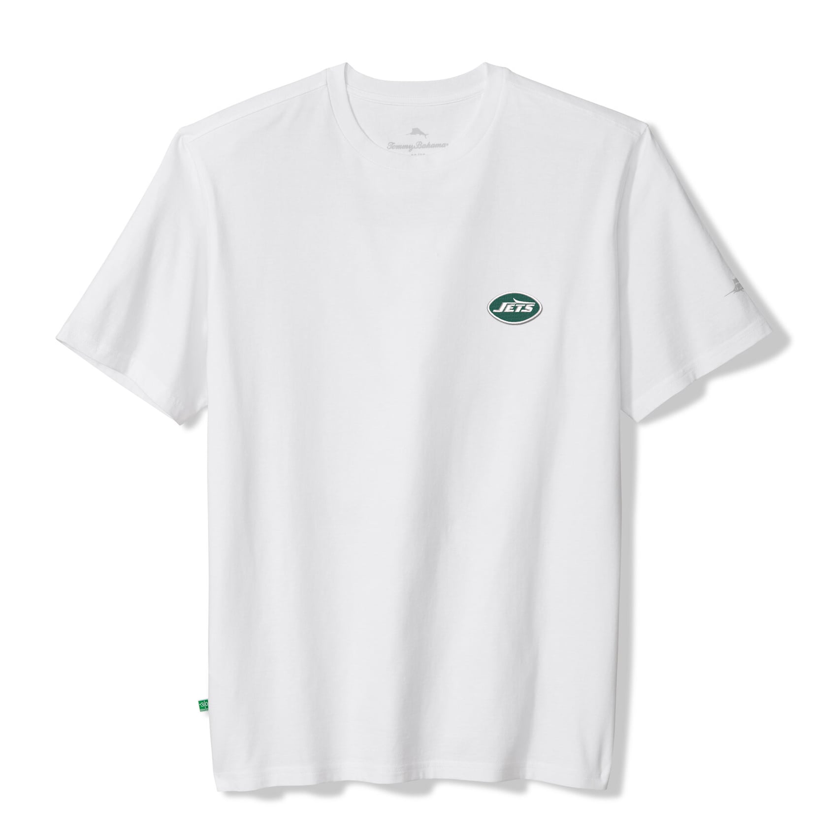 Men's Tommy Bahama White New York Jets Tailgate State of Mind T-Shirt