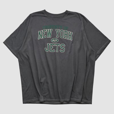 New York Jets 2000s T-shirt - Black - 2XL by Fanatics Real Vintage