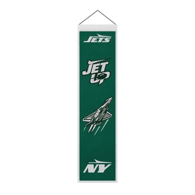 New York Jets 8" x 32" Icons Banner
