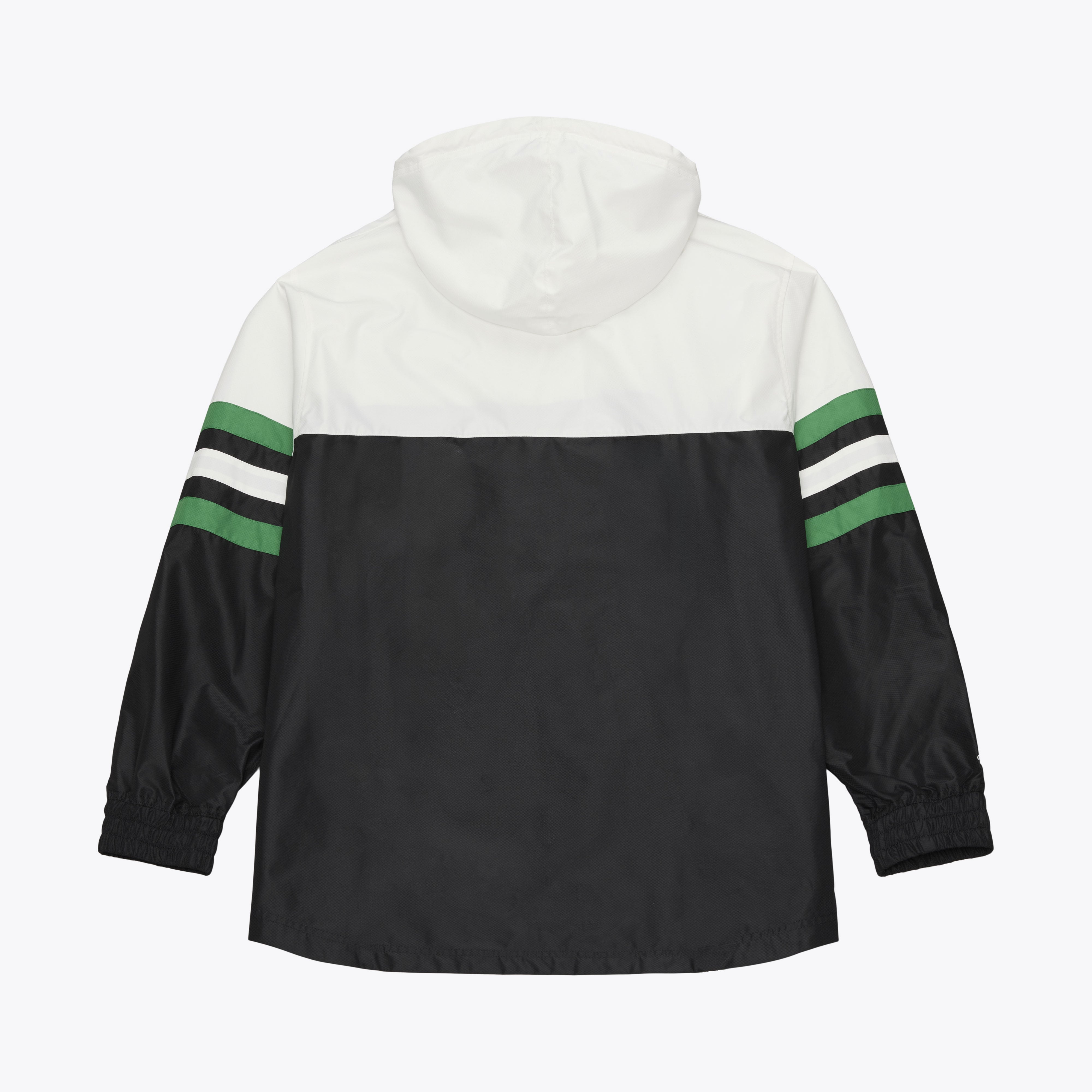 New York Jets Black Head Coach Lightweight Anorak Quarter-Zip