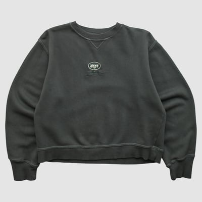 New York Jets Reebok 2000s Pullover Sweatshirt - Black - S by Fanatics Real Vintage