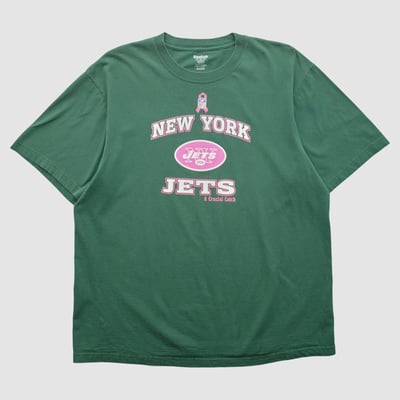 New York Jets Reebok 2000s T-shirt - Green - L by Fanatics Real Vintage