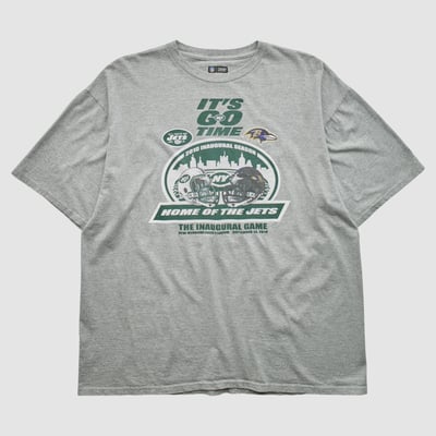 New York Jets Team Edition Apparel 2010 T-shirt - Heather Gray - 3XL by Fanatics Real Vintage