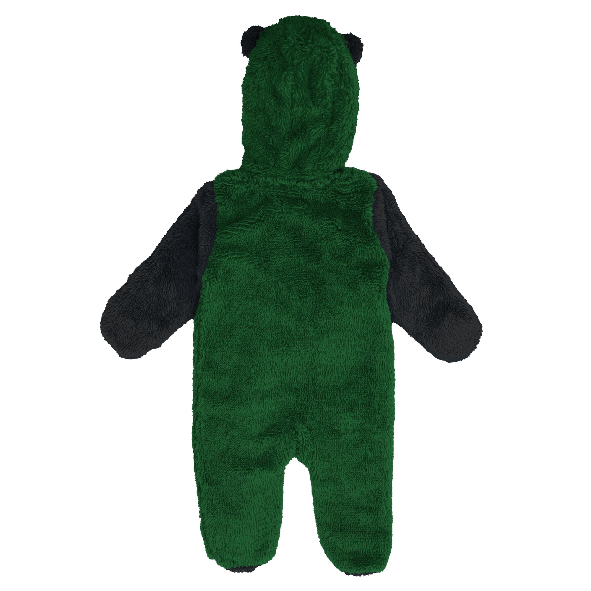 Grenouillère en polaire verte New York Jets pour nouveau-né Outerstuff avec fermeture éclair intégrale