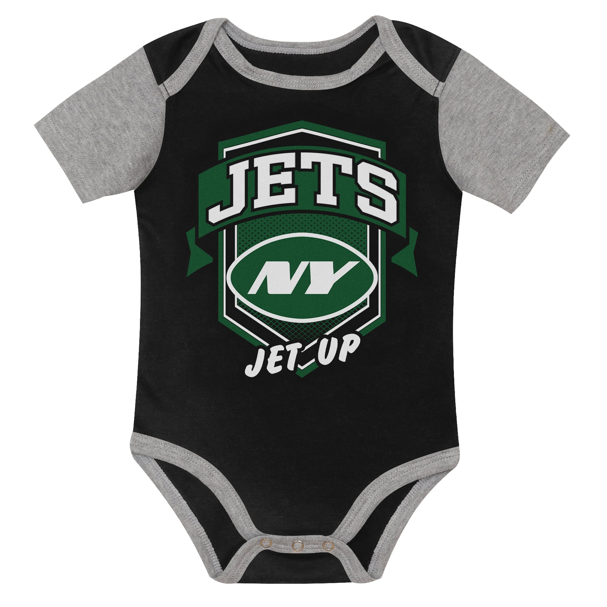 Newborn Outerstuff New York Jets First Round Pick Three-Piece Bodysuit Set