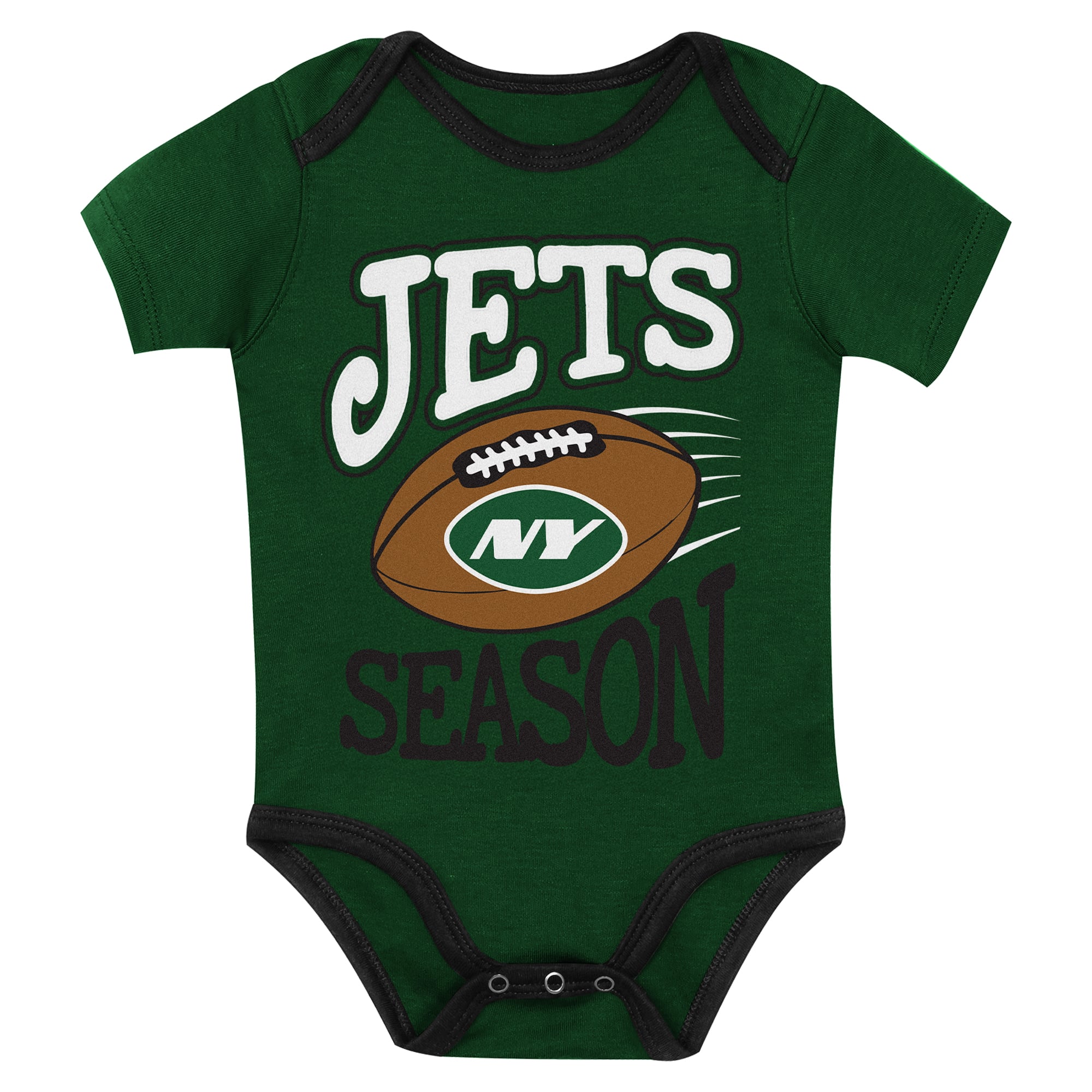 Newborn Outerstuff New York Jets First Round Pick Three-Piece Bodysuit Set