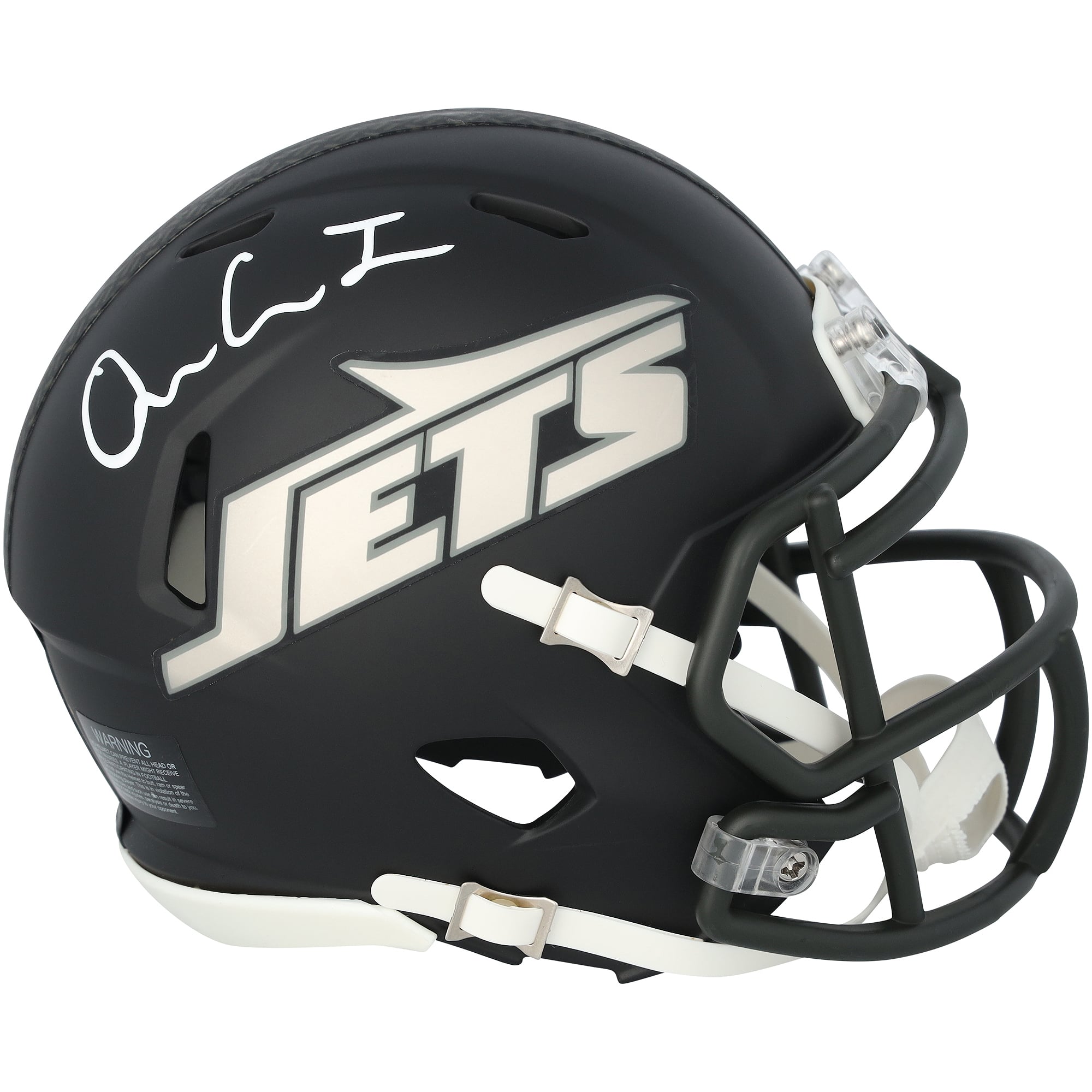Mini-casque Riddell Rivalry Speed ​​autographié par Omar Cooper Jr. des Jets de New York
