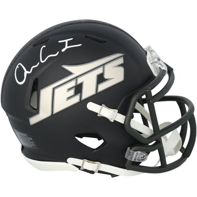 Omar Cooper Jr. New York Jets Autographed Fanatics Authentic Riddell Rivalry Speed Mini Helmet