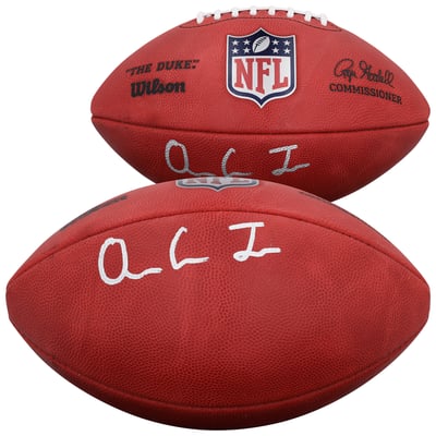 Omar Cooper Jr. New York Jets Autographed Fanatics Authentic Wilson Duke Full Color Football 