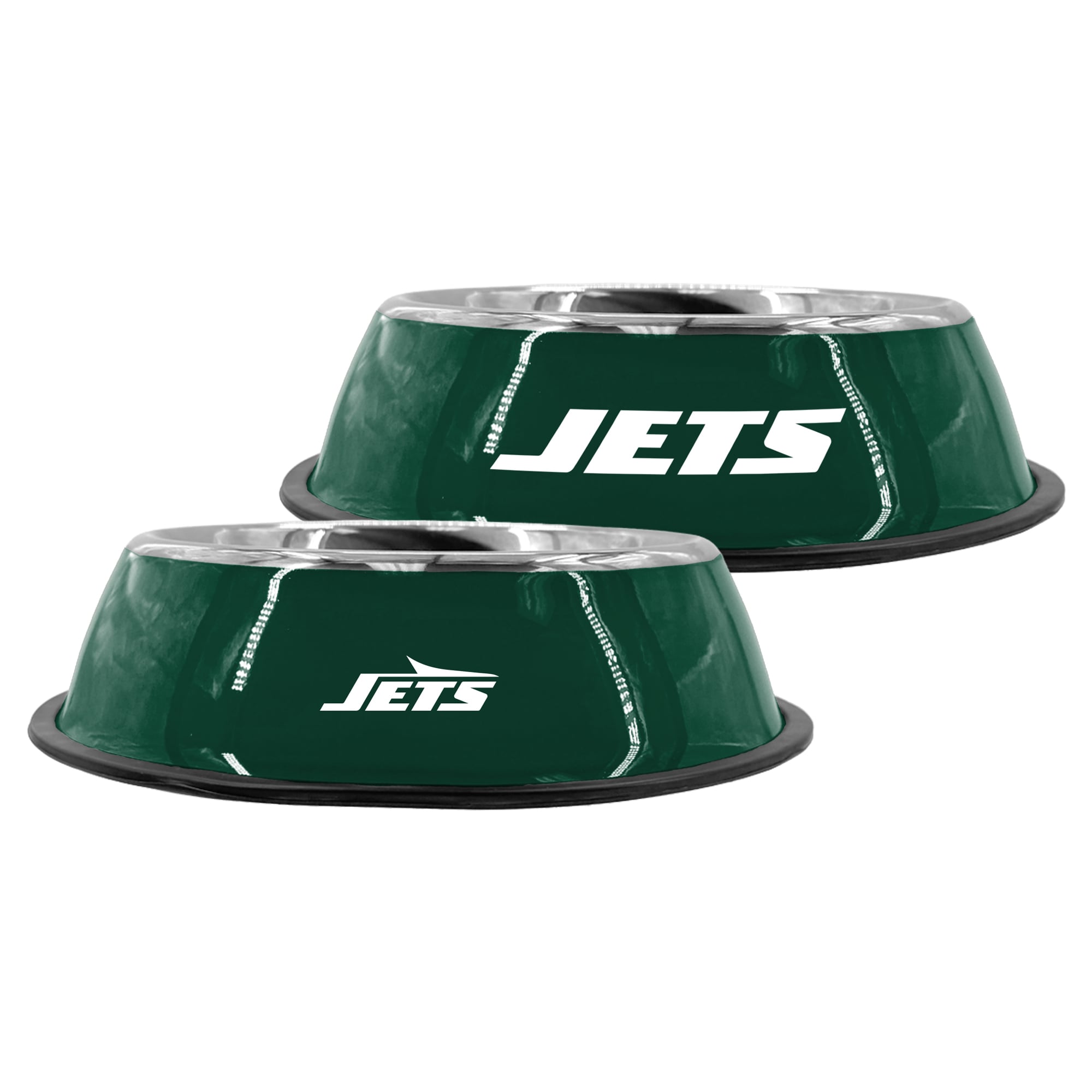 Gamelle pour animaux de compagnie The Memory Company New York Jets en acier inoxydable de 23 cm