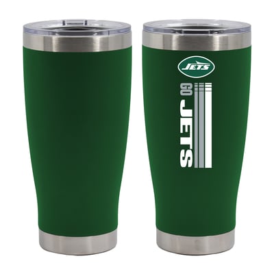 New York Jets The Memory Company Let's Go 20oz. Stainless Steel Tumbler