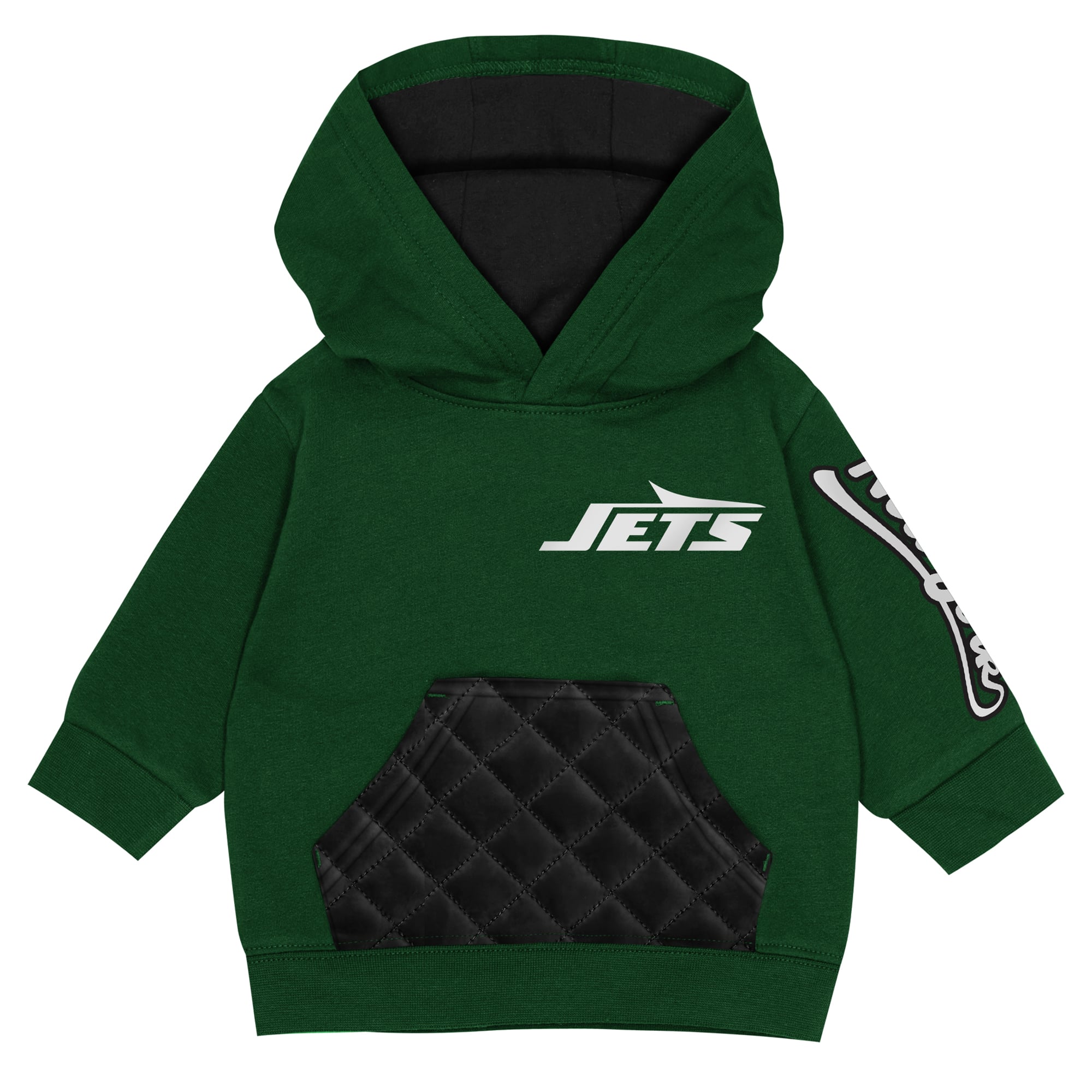 Toddler Outerstuff Green New York Jets Drive Stopper Hoodie & Pants Fleece Set