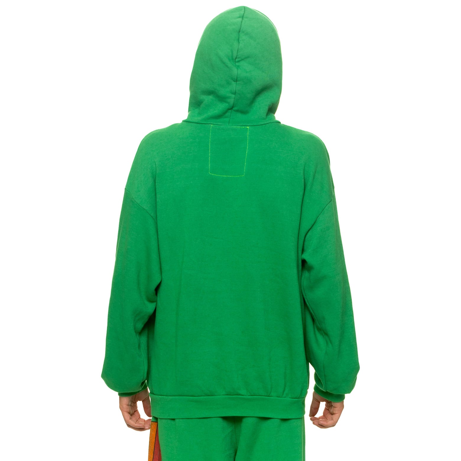 Sweat à capuche unisexe Aviator Nation vert New York Jets, coupe décontractée, en mélange de trois matières.