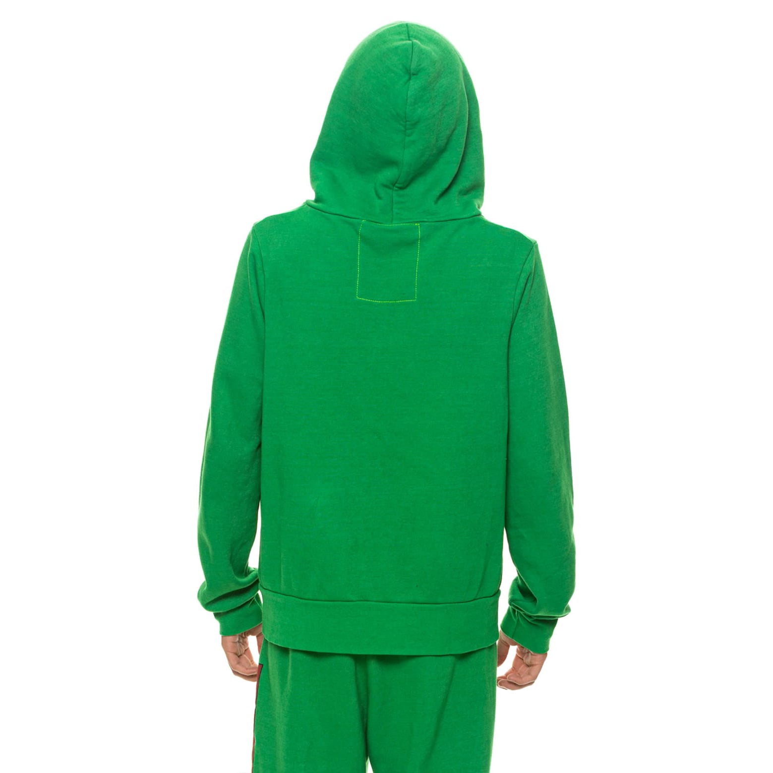 Sweat à capuche unisexe Aviator Nation vert New York Jets en mélange de trois matières, fermeture éclair intégrale