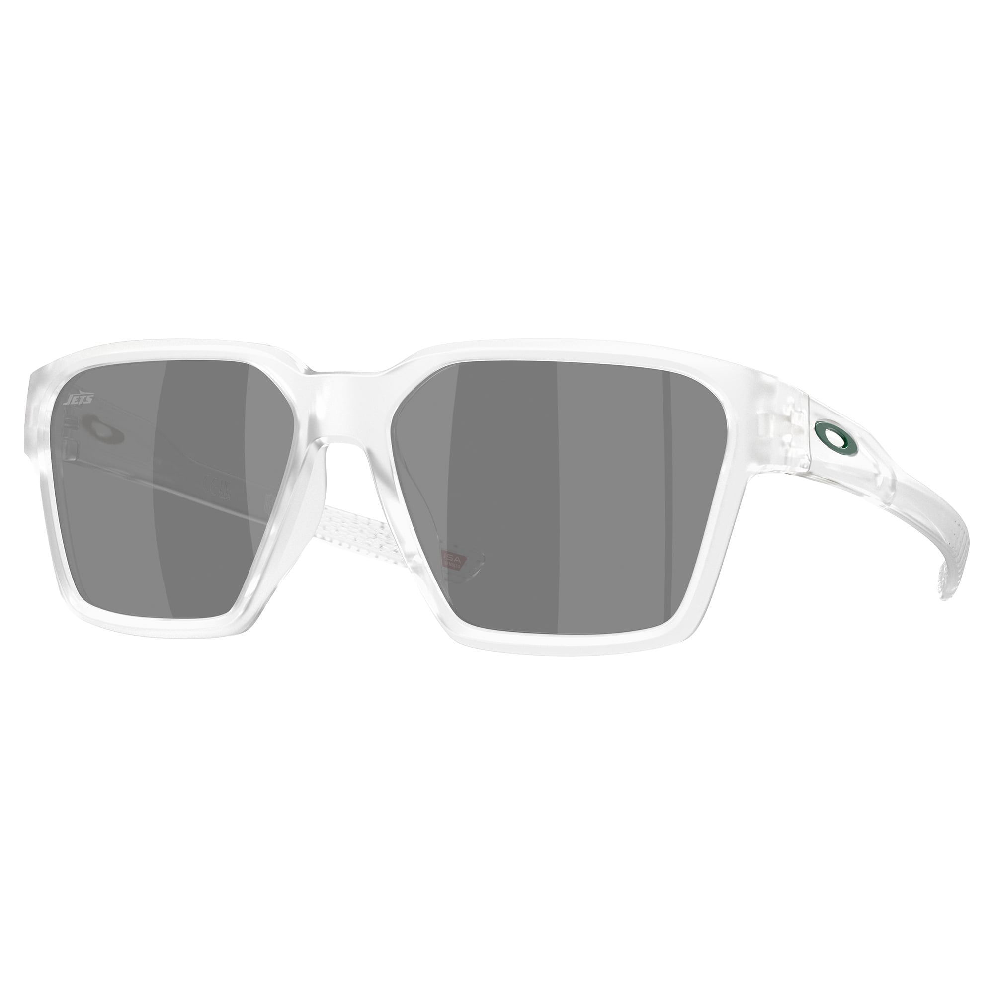Lunettes de soleil unisexes Oakley New York Jets Briza Matte Clear avec verres polarisés Prizm Black