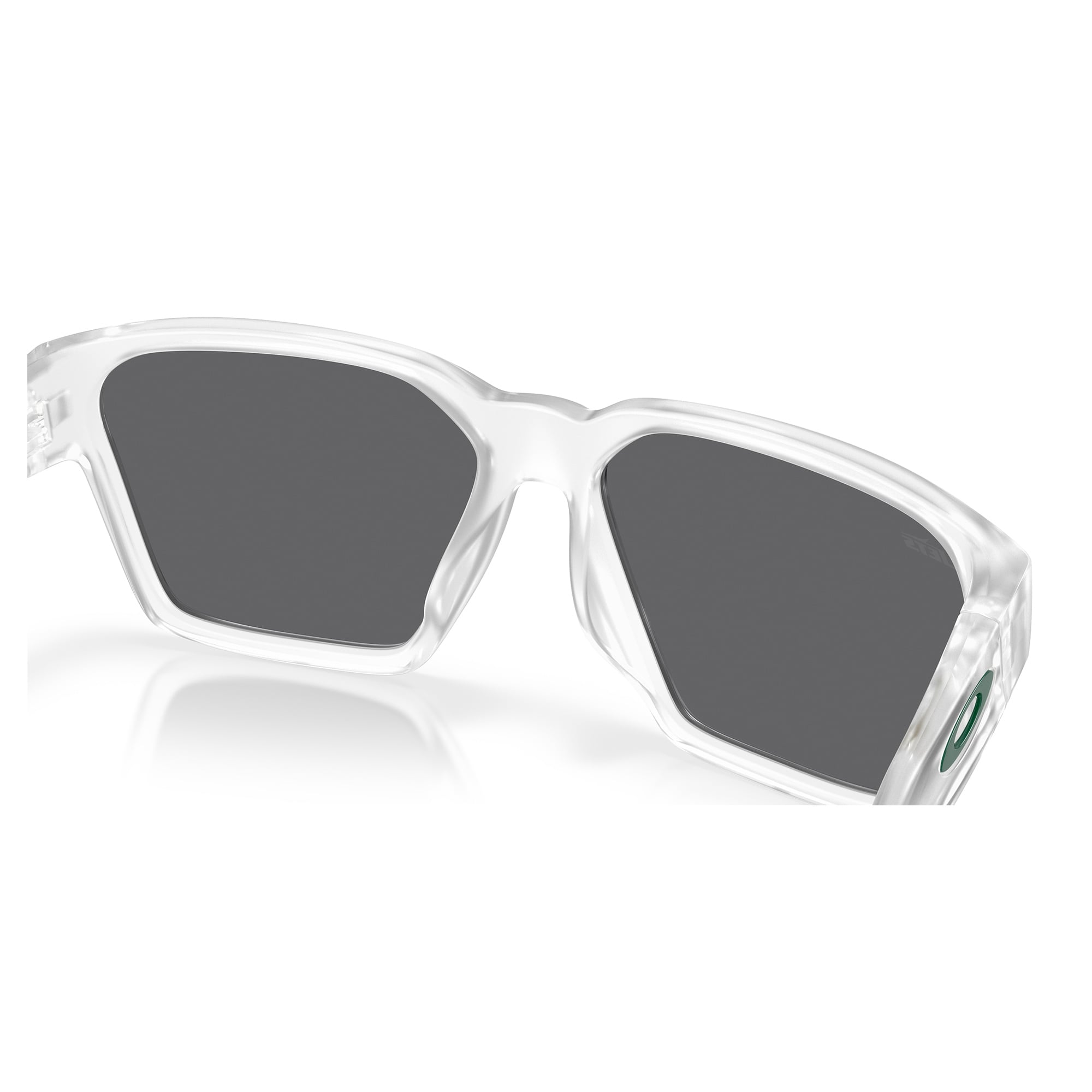 Lunettes de soleil unisexes Oakley New York Jets Briza Matte Clear avec verres polarisés Prizm Black