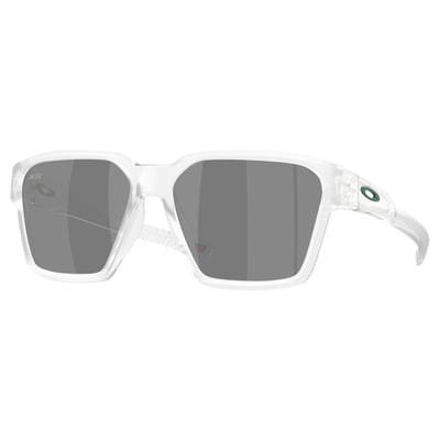 New York Jets Oakley Unisex Briza Matte Clear Sunglasses with Prizm Black Polarized Lenses