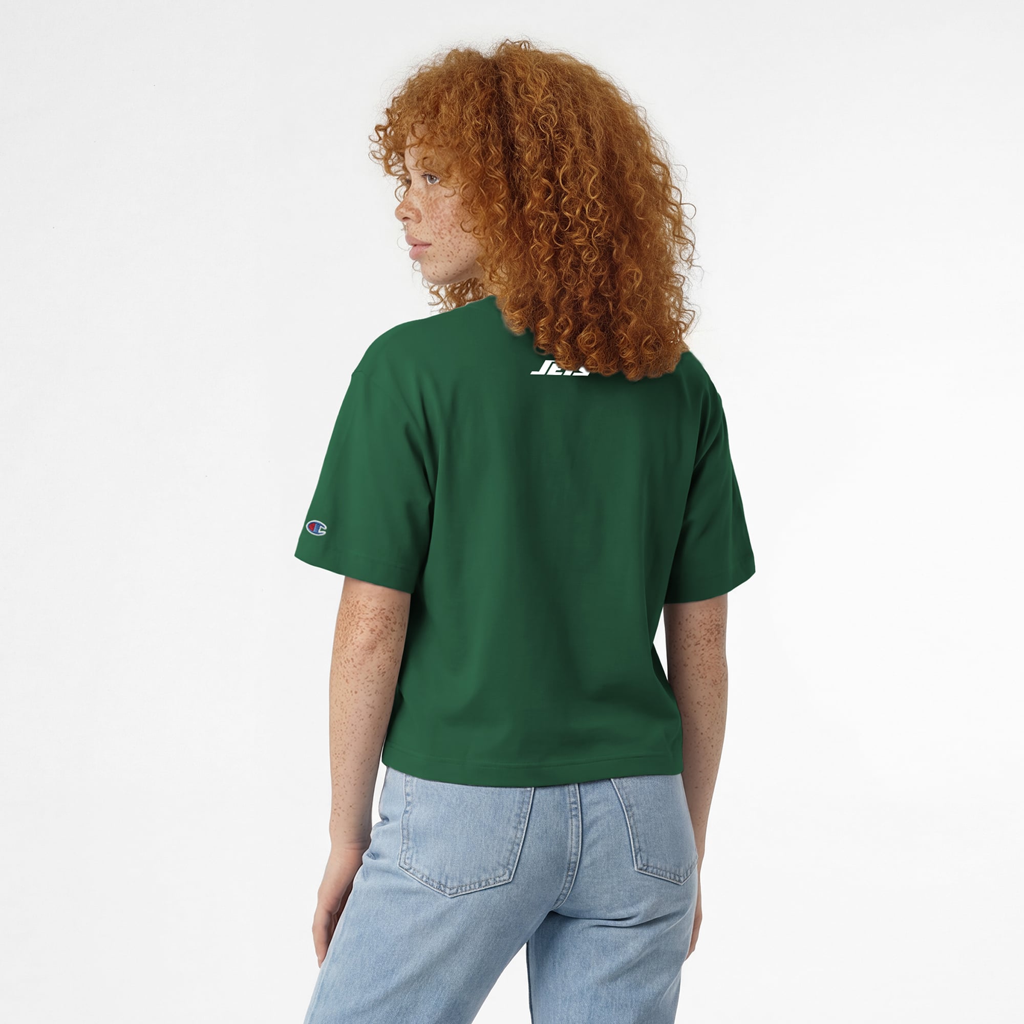 T-shirt Disney x Champion vert New York Jets Buzz Lightyear All-Star pour femmes