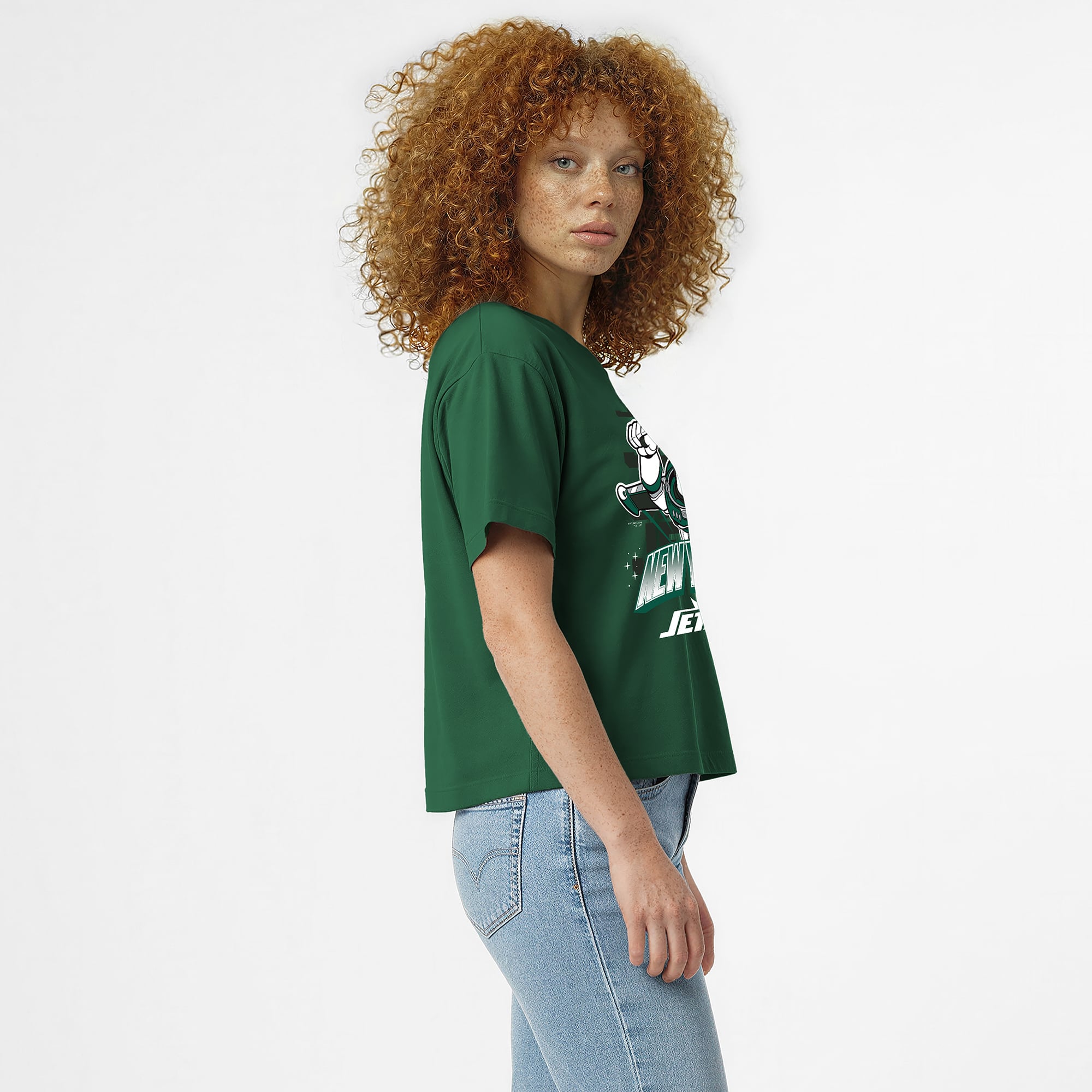 T-shirt Disney x Champion vert New York Jets Buzz Lightyear All-Star pour femmes