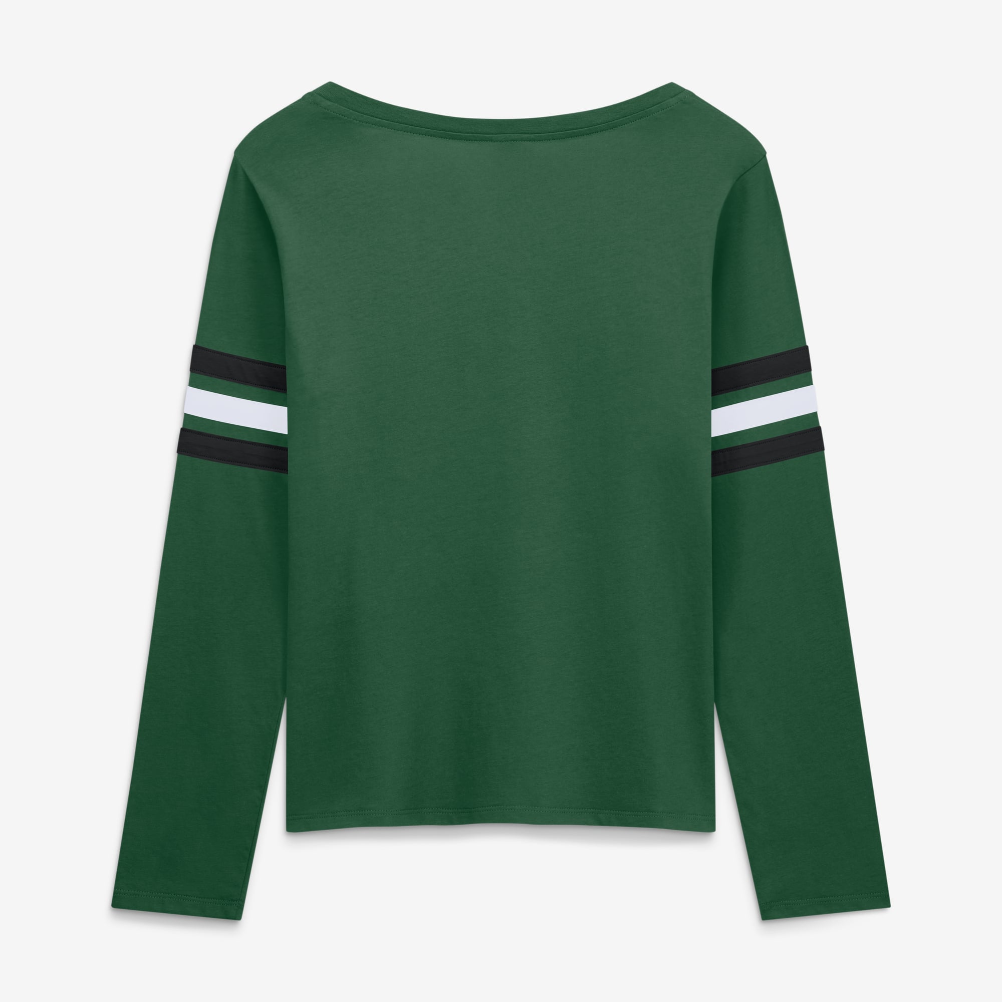 T-shirt à manches longues lacets Fanatics Green New York Jets pour femmes