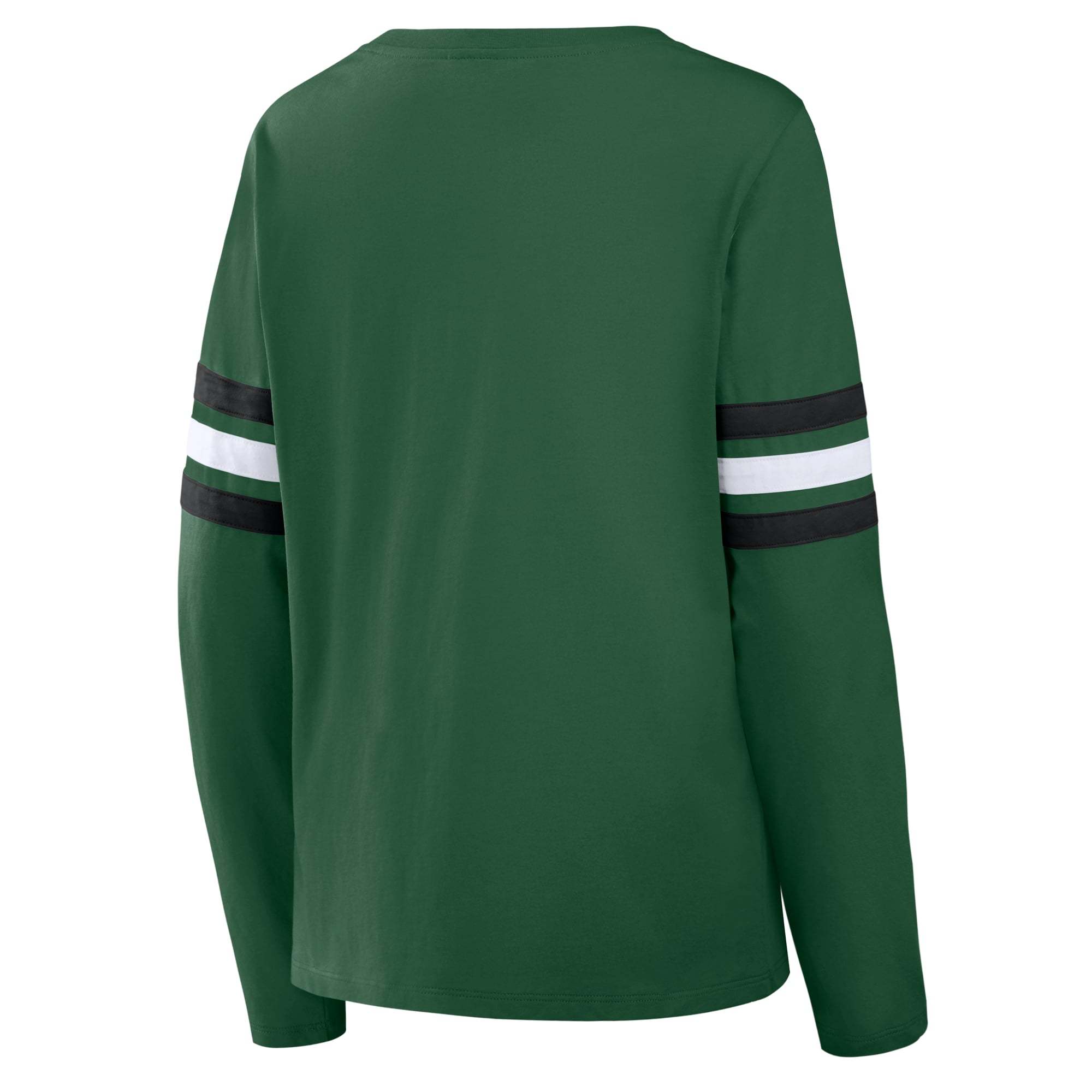 T-shirt à manches longues lacets Fanatics Green New York Jets pour femmes