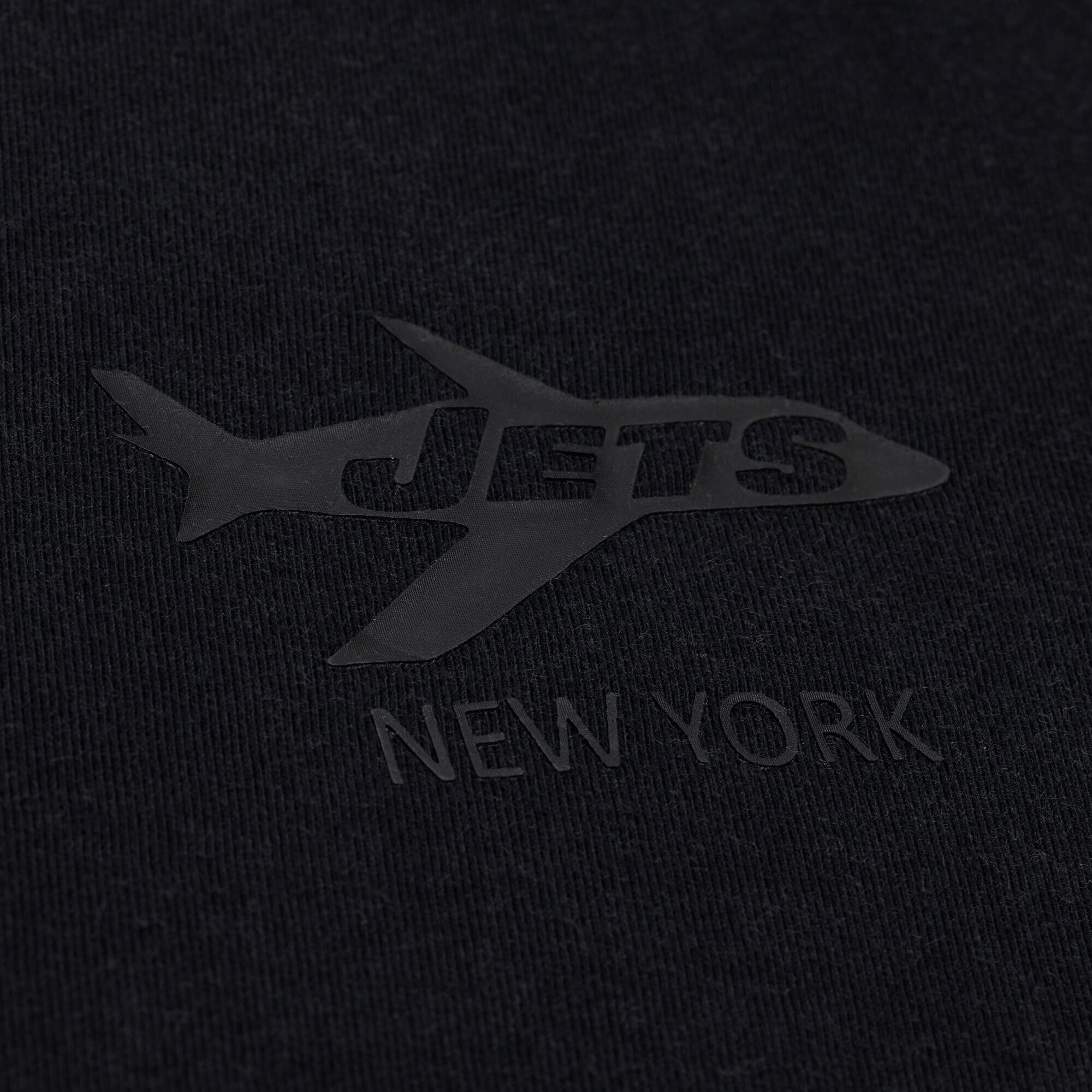 T-shirt court à logo micro Mitchell & Ness Core Essentials noir pour femme