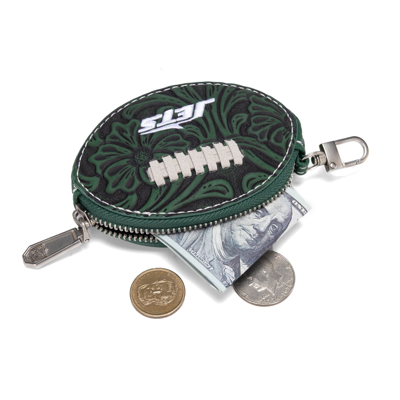 Porte-clés de sac pour femme Montana West New York Jets Football