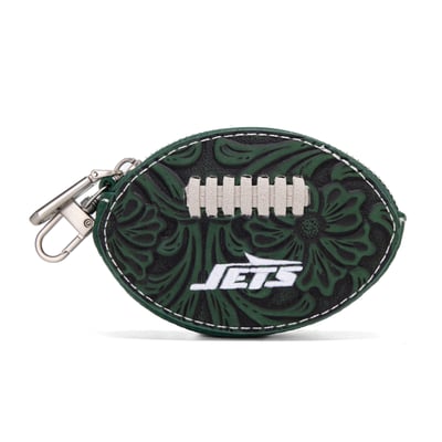 New York Jets Montana West Women's Football Bag Charm