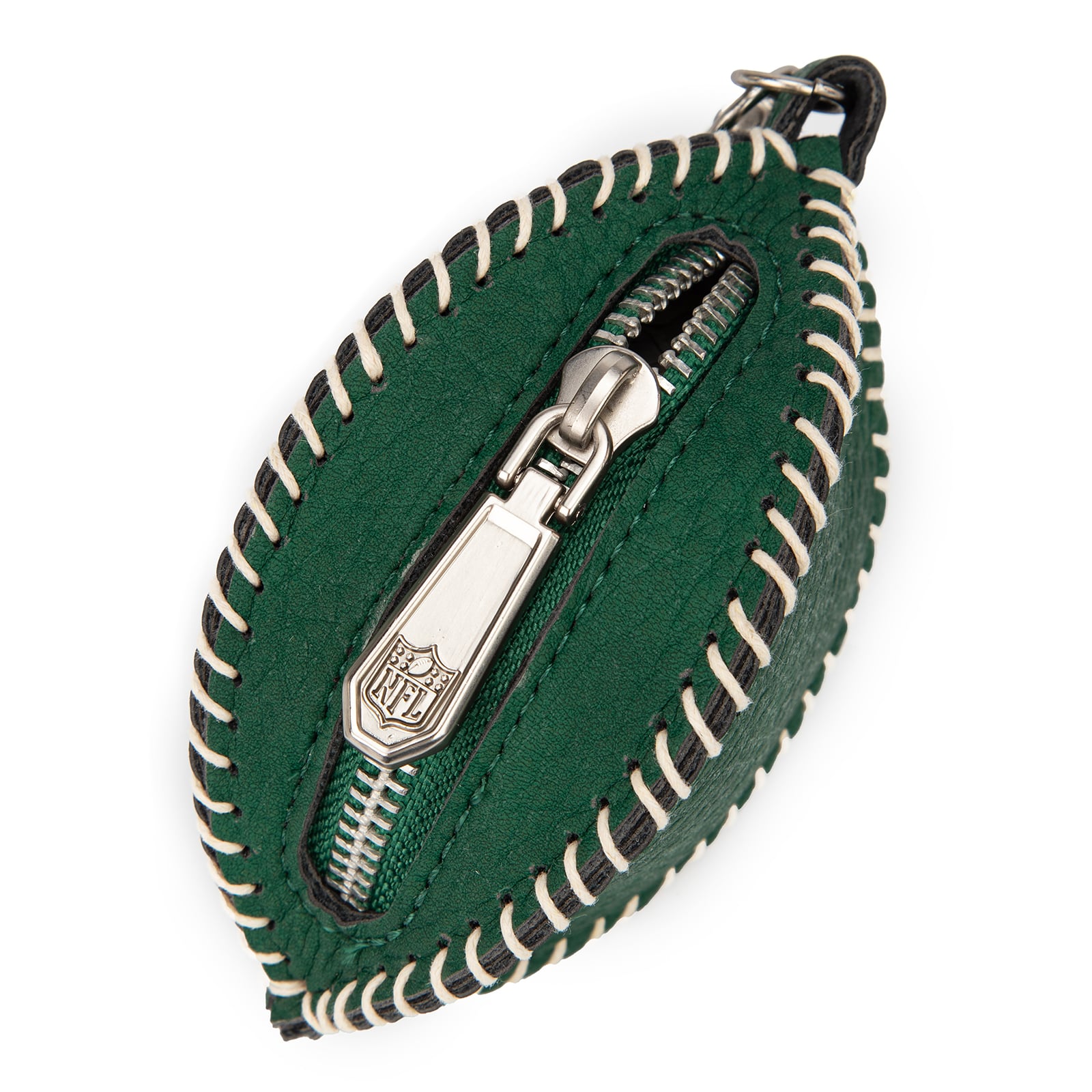 Portefeuille Montana West pour femme et bracelet porte-clés football américain New York Jets