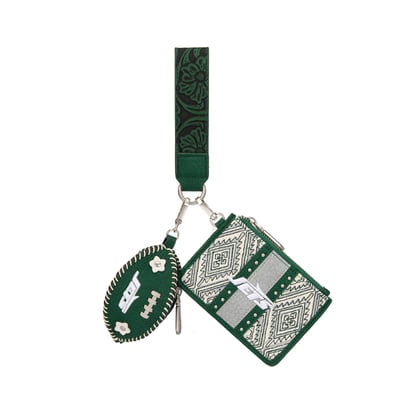 New York Jets Montana West Women's Wallet & Football Charm Wristlet
