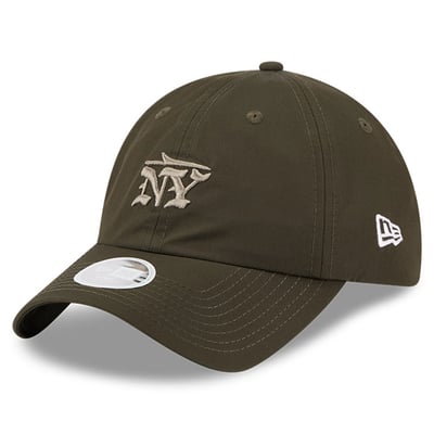  New York Jets New Era Women's Rivalries Collection Pony Tail Adjustable Hat - Dark Green