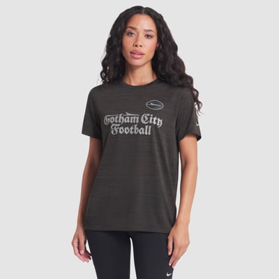  New York Jets Nike Women's Rivalries Collection Sideline Velocity Dri-FIT T-Shirt - Black