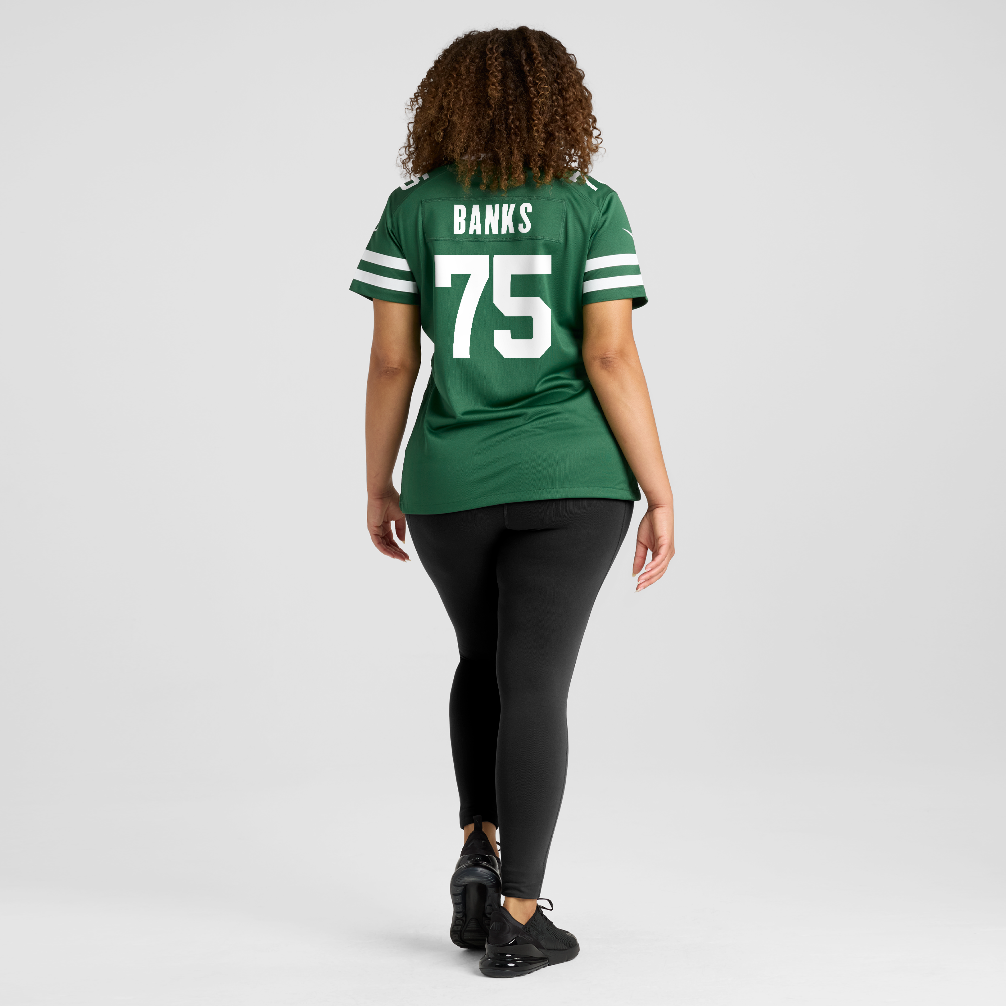 Maillot de match Nike Brant Banks Legacy vert pour femme, New York Jets