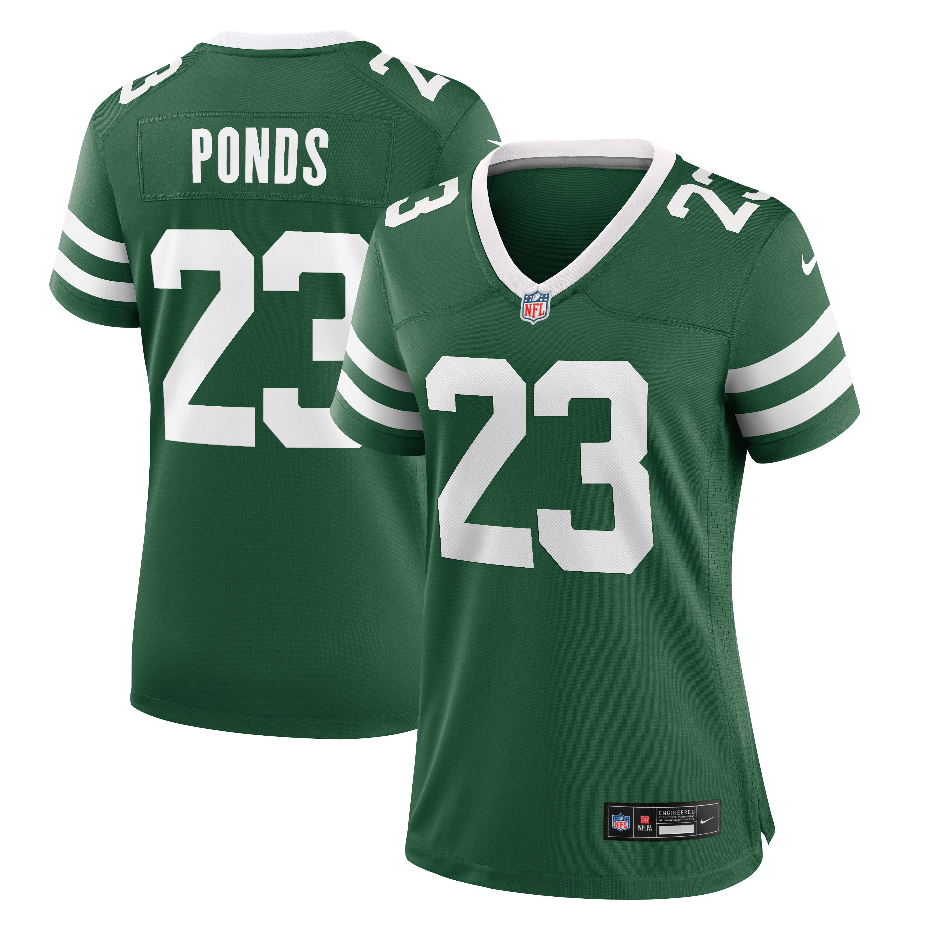 Women's Nike D'Angelo Ponds Legacy Green New York Jets Team Game Jersey