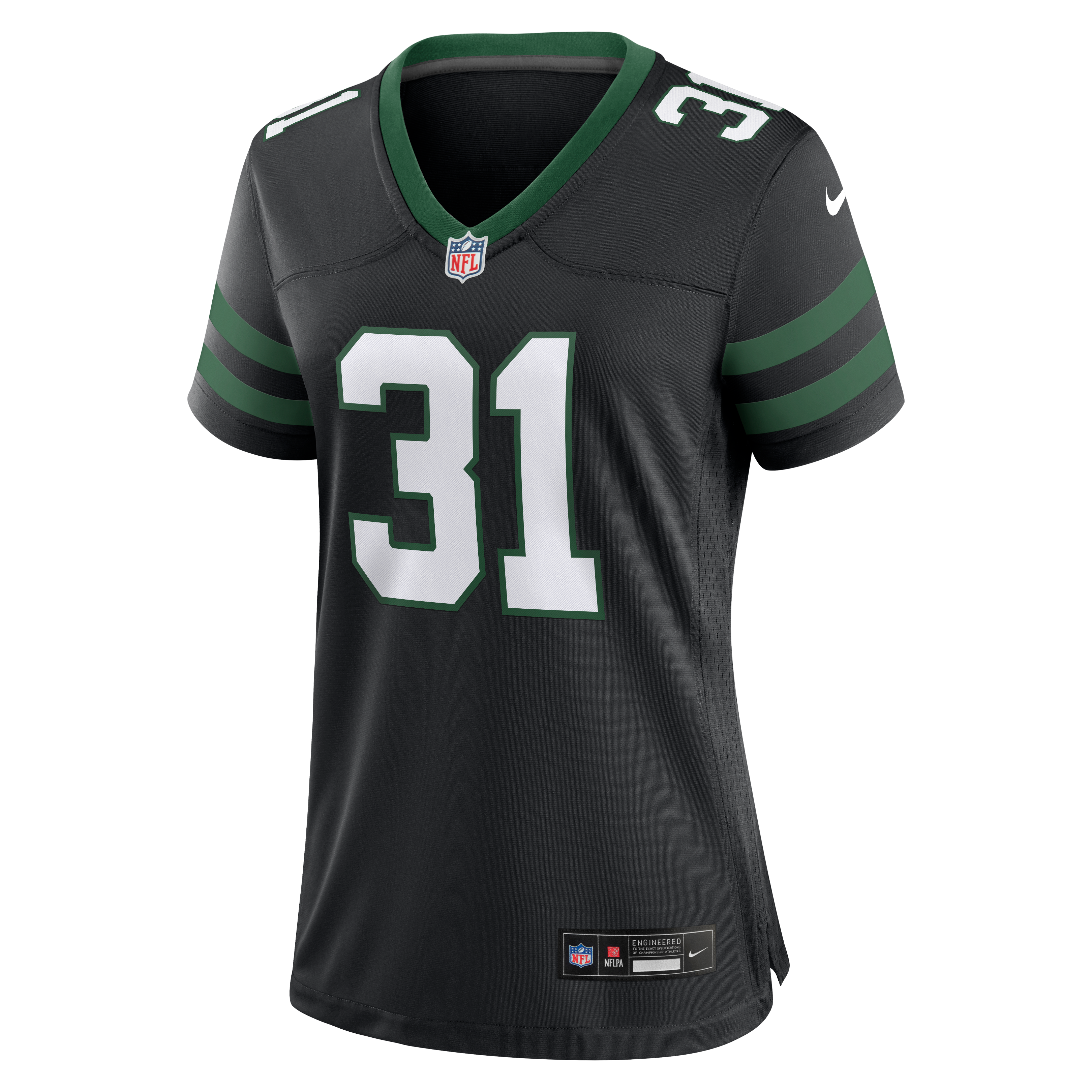Maillot alternatif Nike David Bailey Legacy noir pour femme, New York Jets