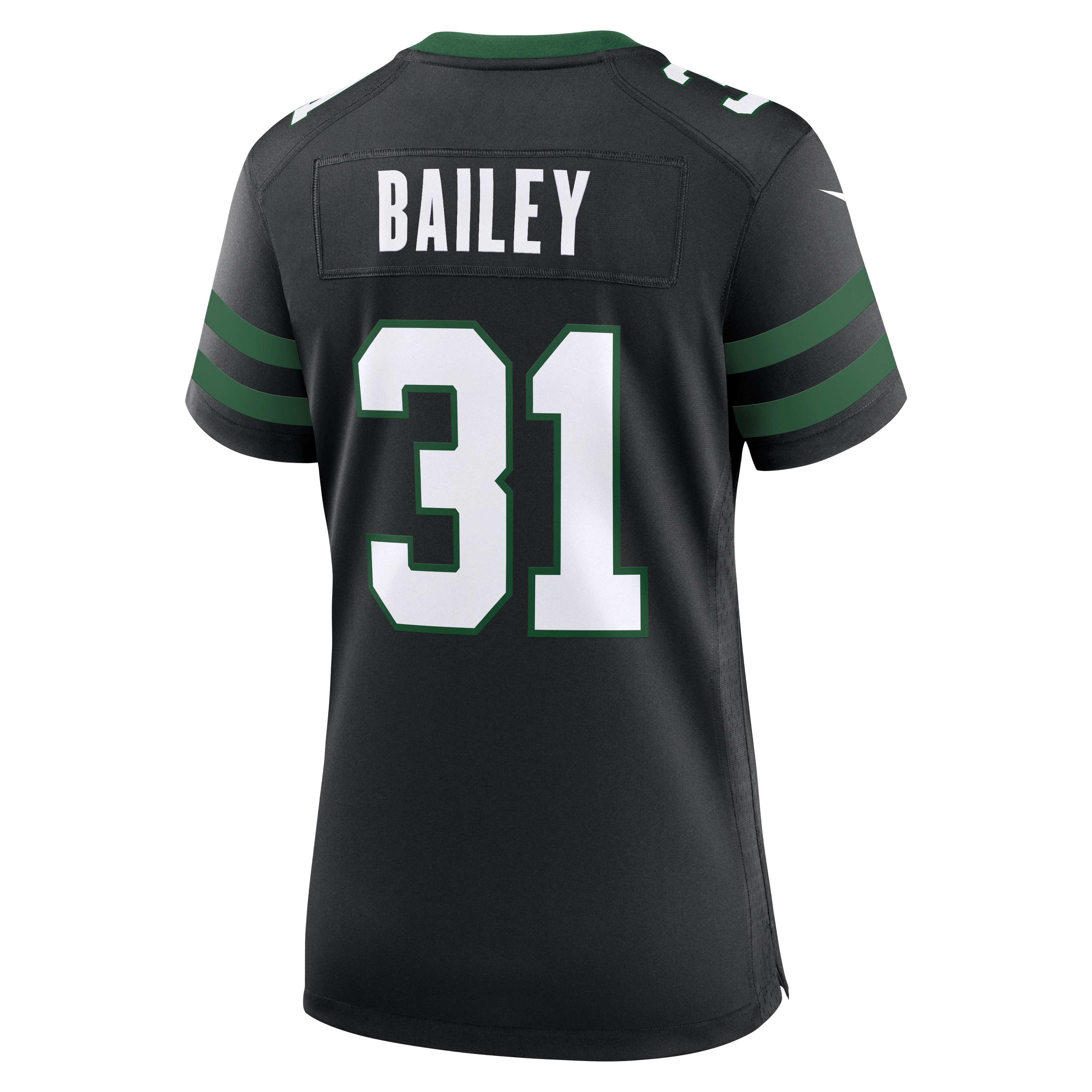 Maillot alternatif Nike David Bailey Legacy noir pour femme, New York Jets