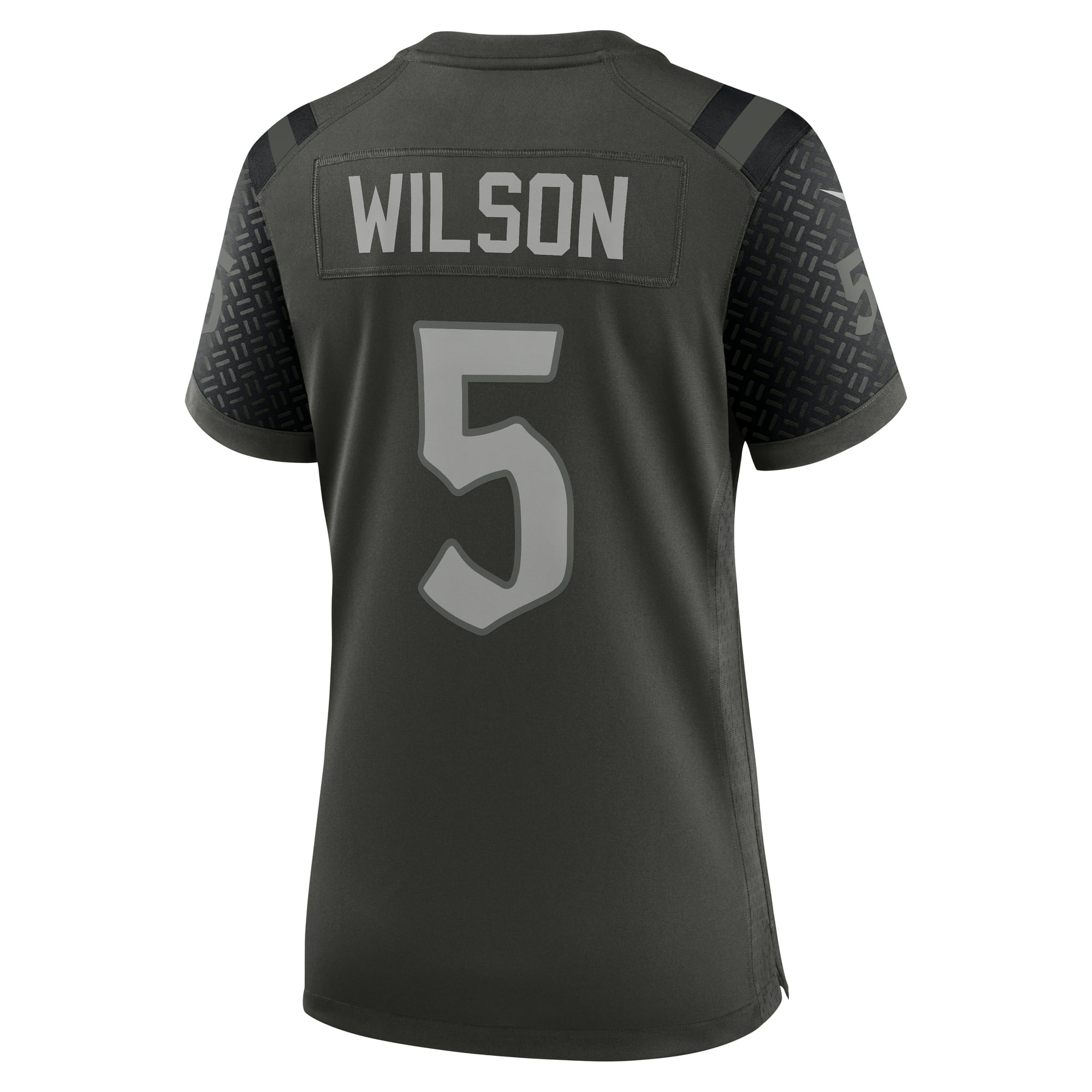 Women's Nike Garrett Wilson Green New York Jets Rivalries Collection Game Jersey